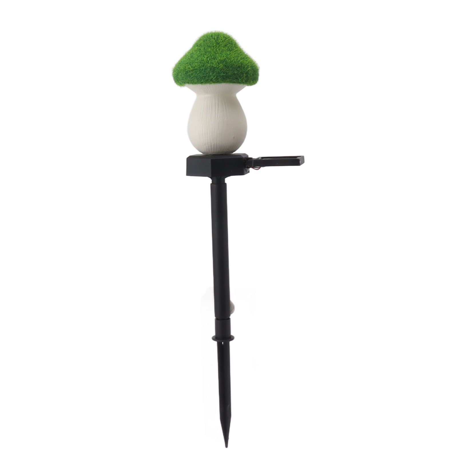 Mushroom Solar Light Garden Outdoor Light Flocking Landscape Decoration Ground Fixed Ambient Lighting - Image 7