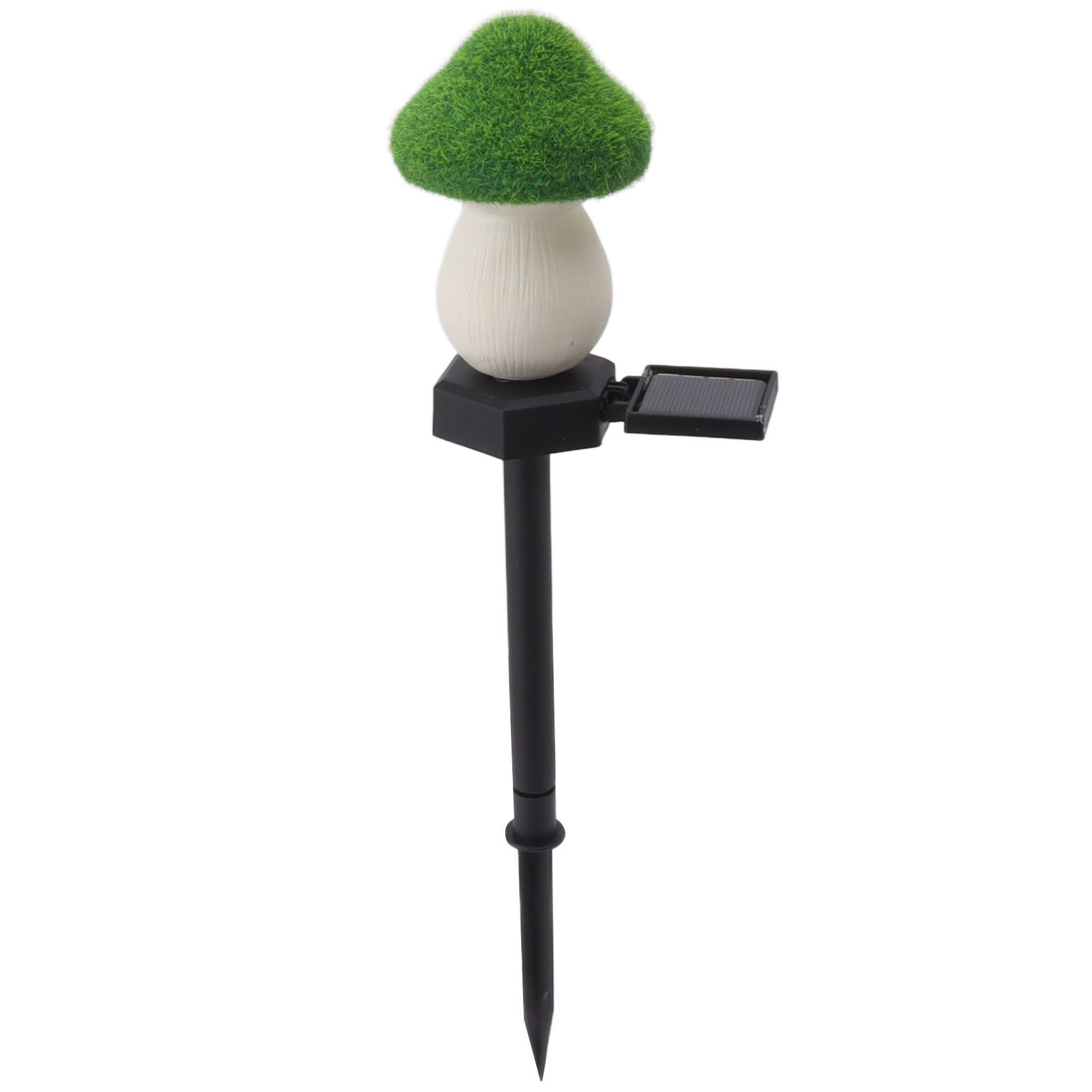 Mushroom Solar Light Garden Outdoor Light Flocking Landscape Decoration Ground Fixed Ambient Lighting - Image 8