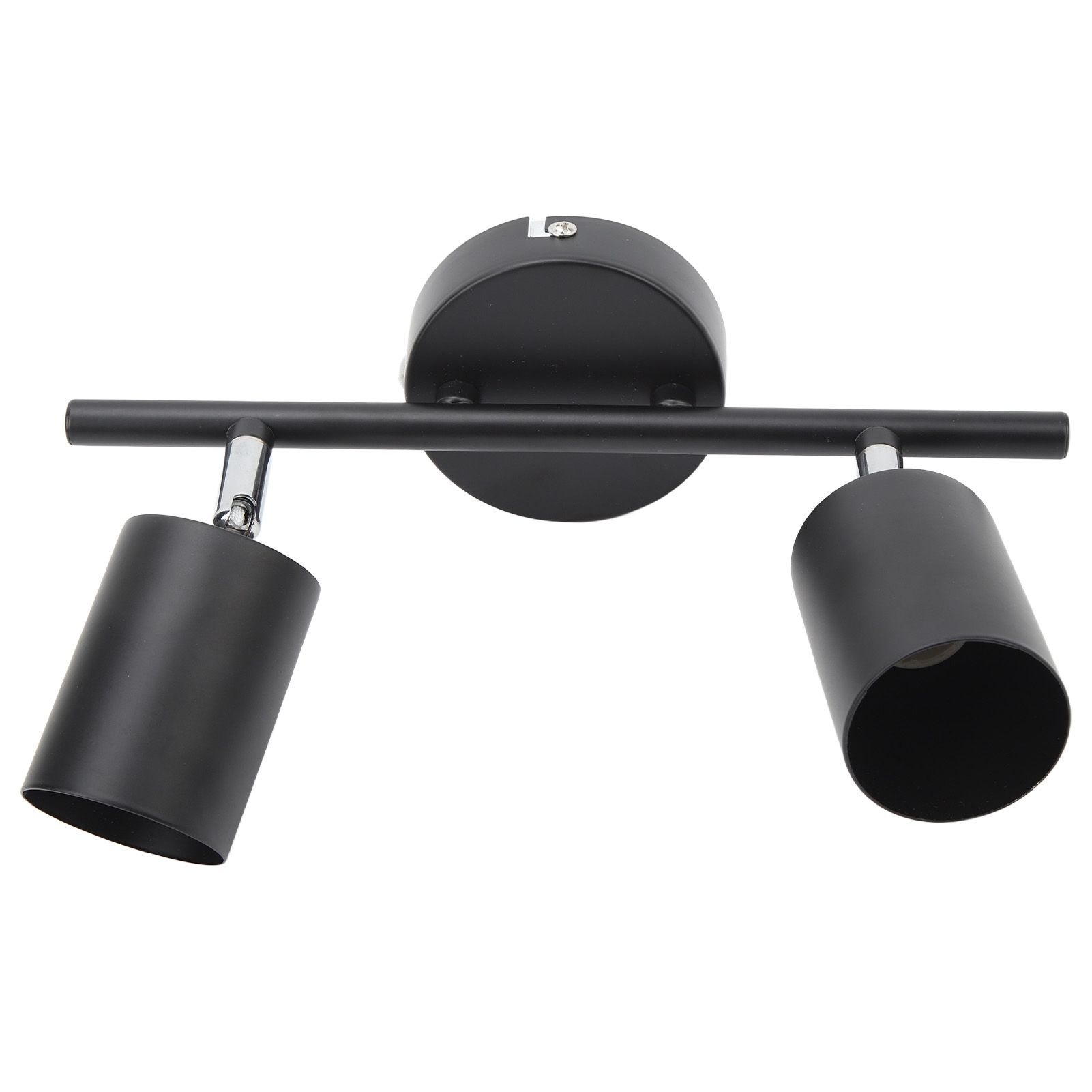 LED Track Light Kit 2 Heads 10.8in Track 90 Degrees Rotatable 2 Light Track Lighting Kit for GU10 Bulb Ceiling - Image 3
