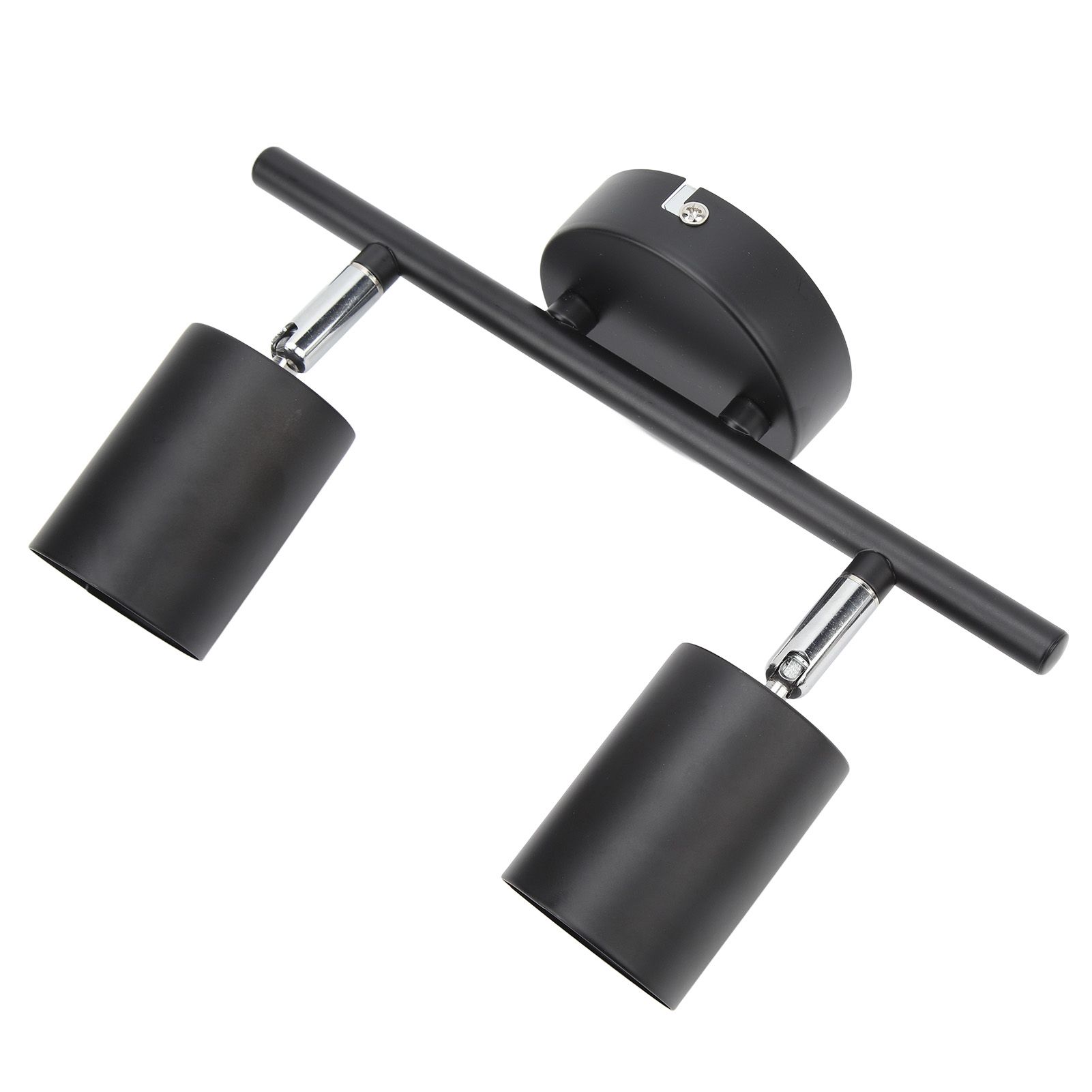 LED Track Light Kit 2 Heads 10.8in Track 90 Degrees Rotatable 2 Light Track Lighting Kit for GU10 Bulb Ceiling - Image 5