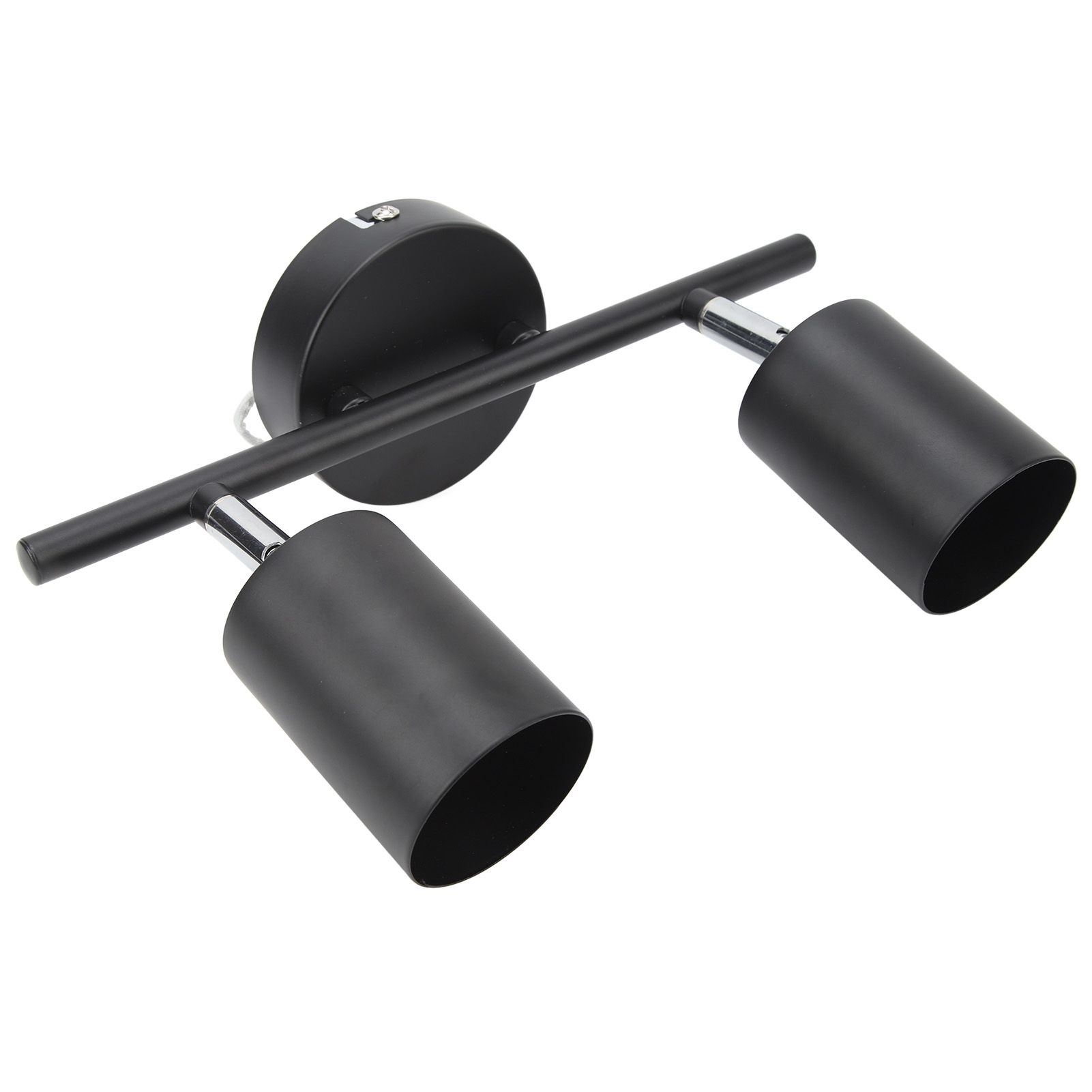 LED Track Light Kit 2 Heads 10.8in Track 90 Degrees Rotatable 2 Light Track Lighting Kit for GU10 Bulb Ceiling - Image 7