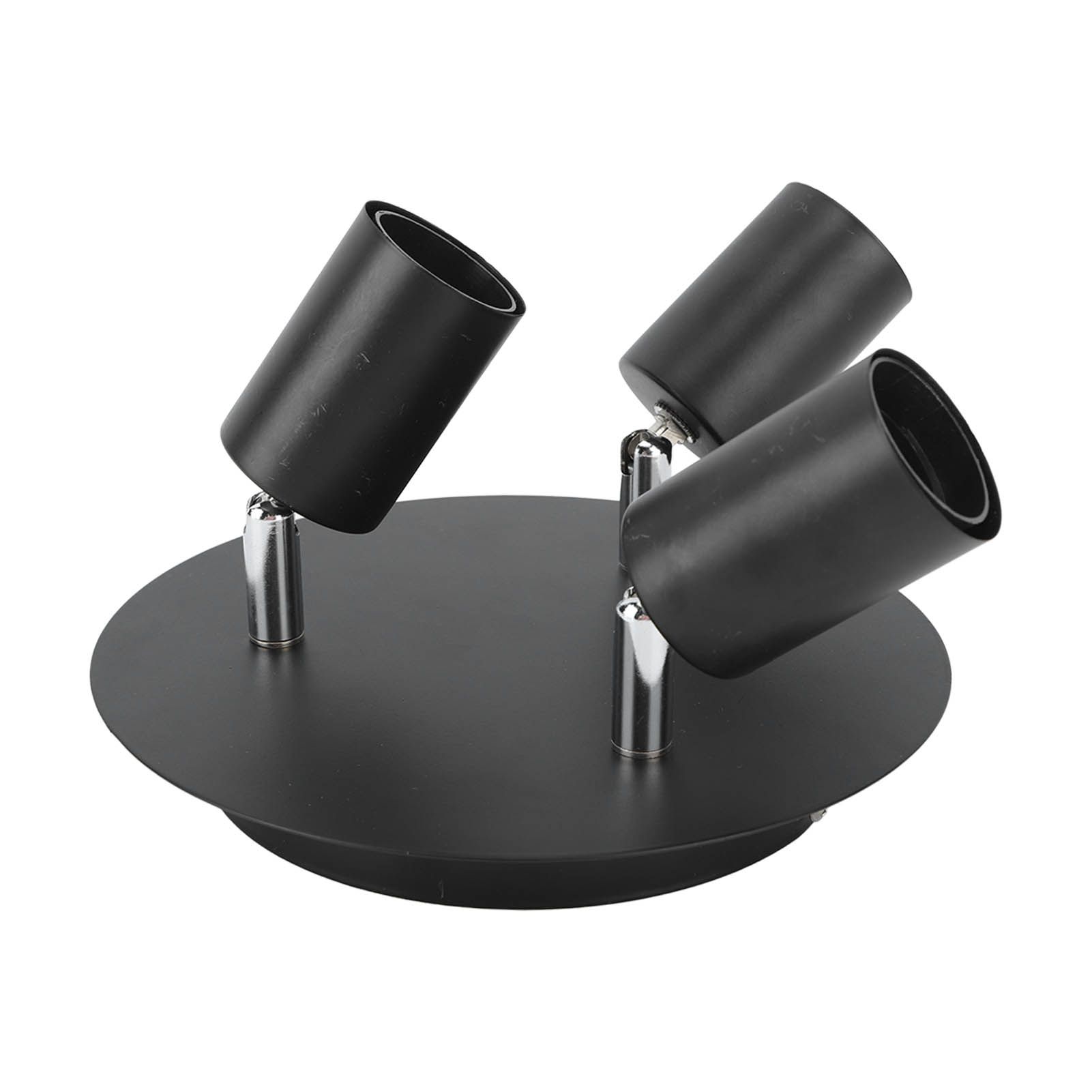 Ceiling Spotlight Holder 3 Head Rotating Lamp Base Ceiling Lamp Holder E27 Track Light Holder for Kitchen Bedroom 85‑265V - Image 6