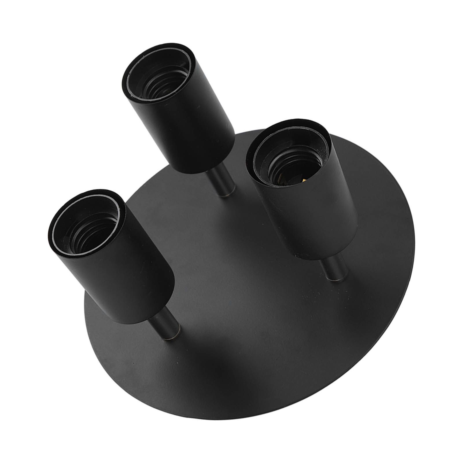 Ceiling Spotlight Holder 3 Head Rotating Lamp Base Ceiling Lamp Holder E27 Track Light Holder for Kitchen Bedroom 85‑265V - Image 7
