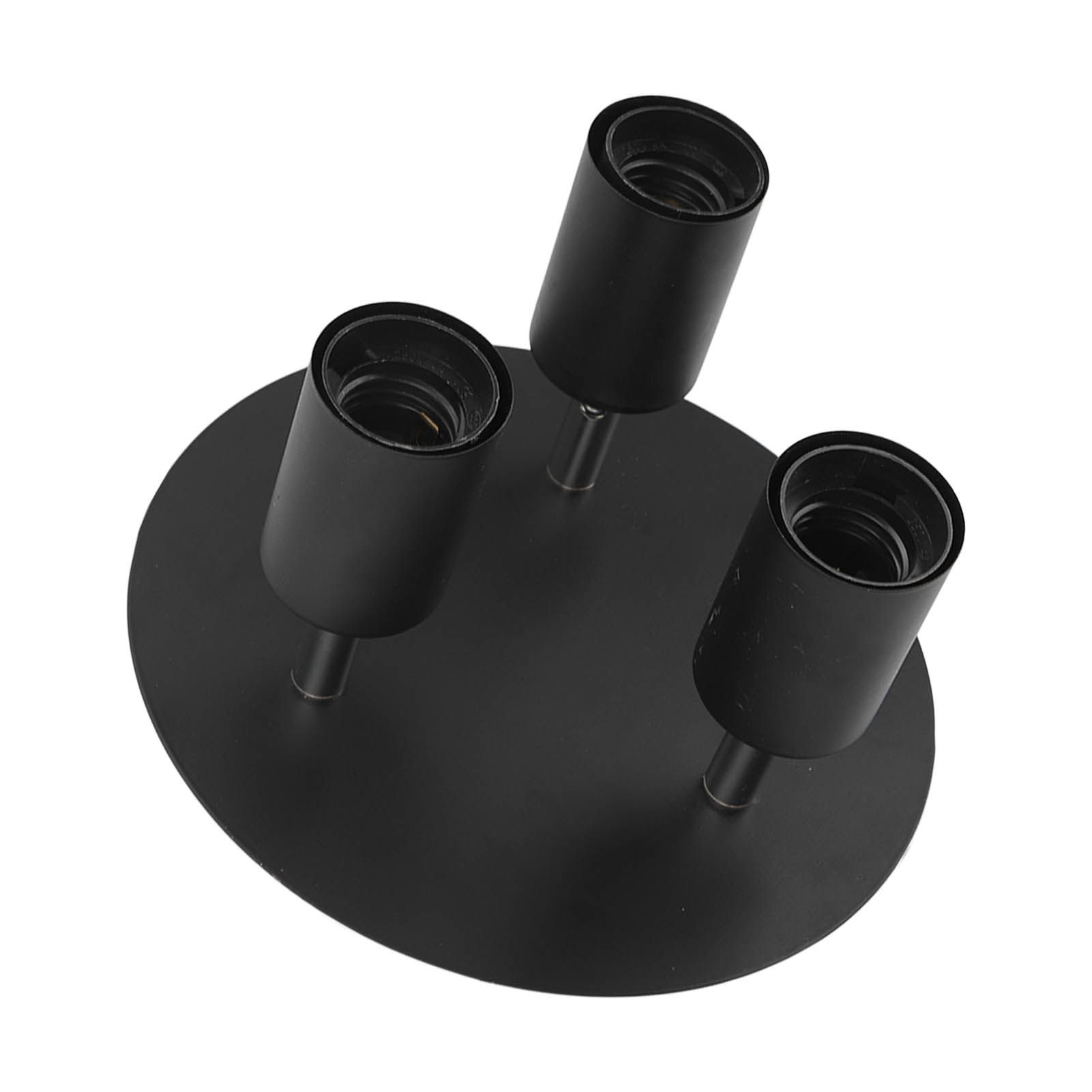 Ceiling Spotlight Holder 3 Head Rotating Lamp Base Ceiling Lamp Holder E27 Track Light Holder for Kitchen Bedroom 85‑265V - Image 8