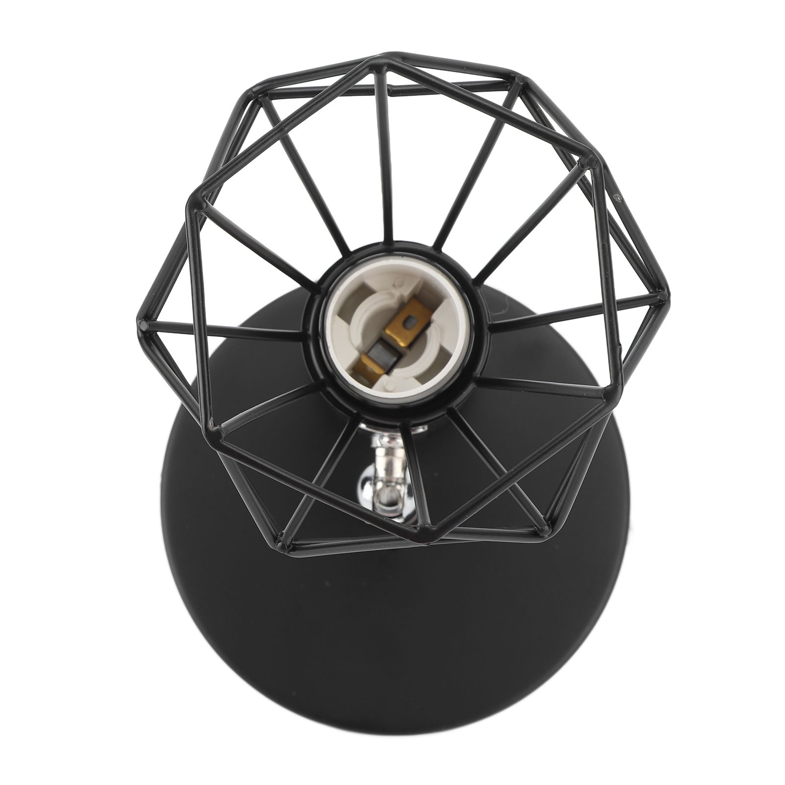 Adjustable Lamp Holder Industrial Black E14 Wall Mounted Light Bulb Holder for Bedside Reading Study Light - Image 2