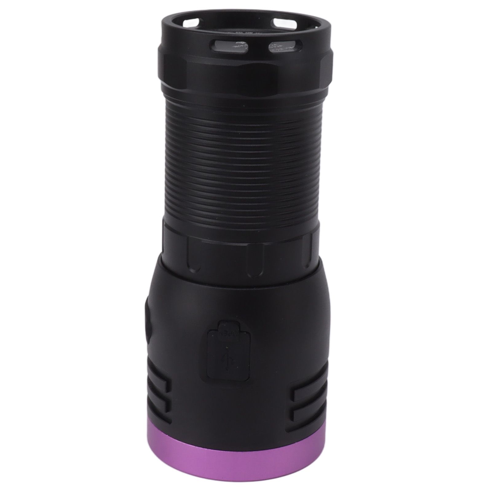 365nm Flashlight Aluminium Alloy USB Type C 60W UV 365nm Light Flashlight for Cat Urine Detection Dry Stains Detection - Image 3