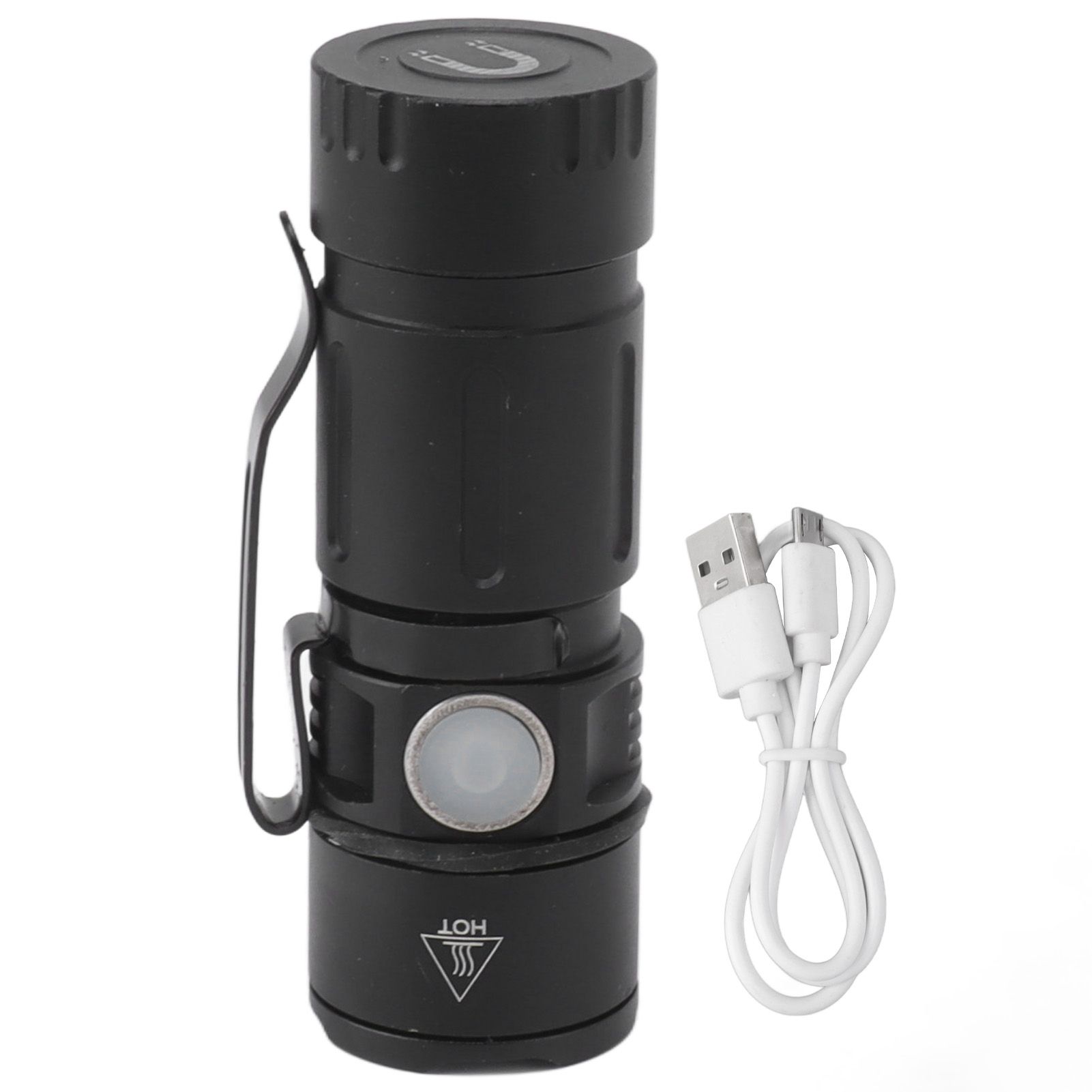 Small Flashlight USB Rechargeable 5 Modes 1000LM Waterproof Compact Mini Pocket Sized EDC Flashlight for Outdoor - Image 1