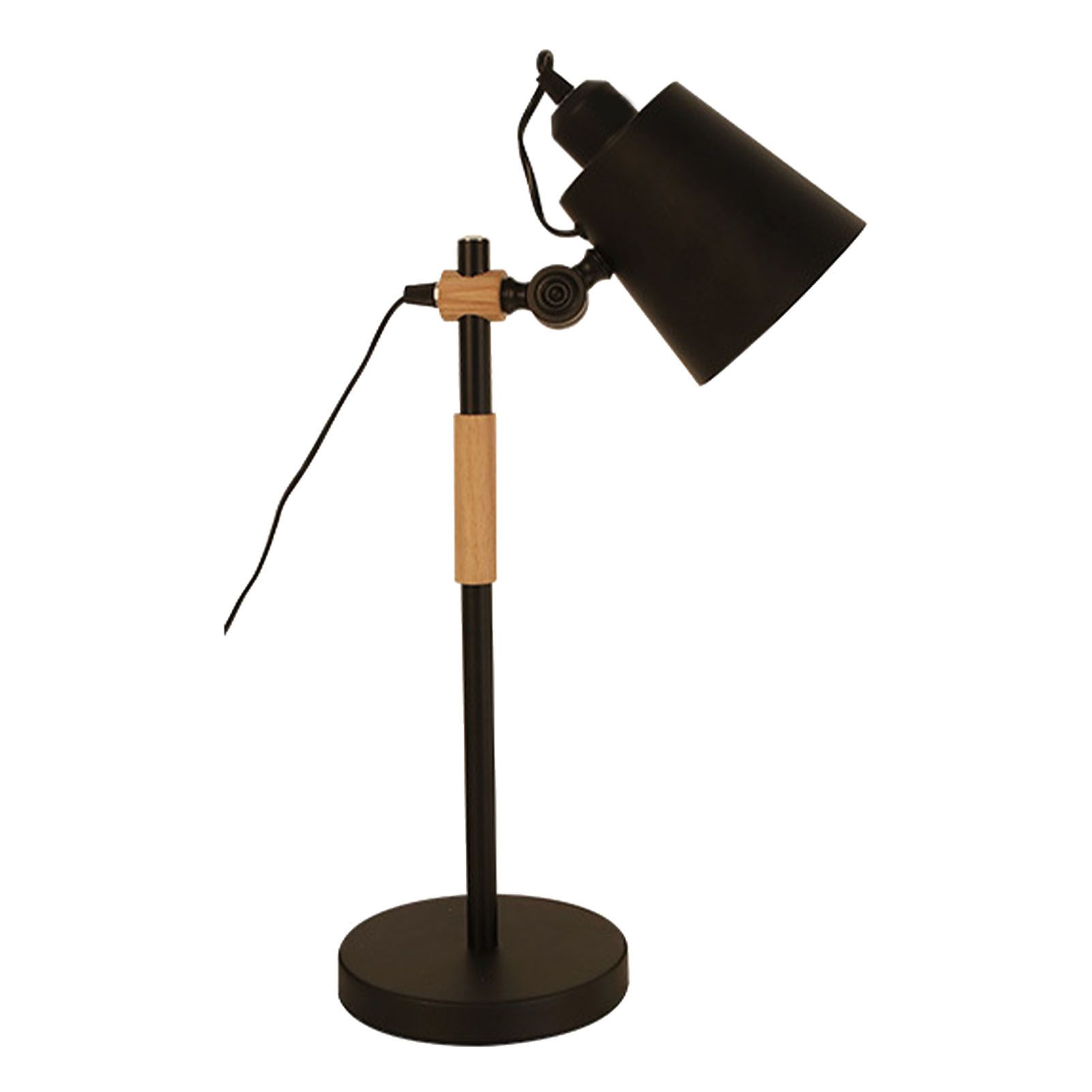 LED Desk Lamp Eye Caring Table Lamp Study Office Desk Light Reading Table Lamp Adjustable Angle Energy Efficient CN Plug Black - Image 2
