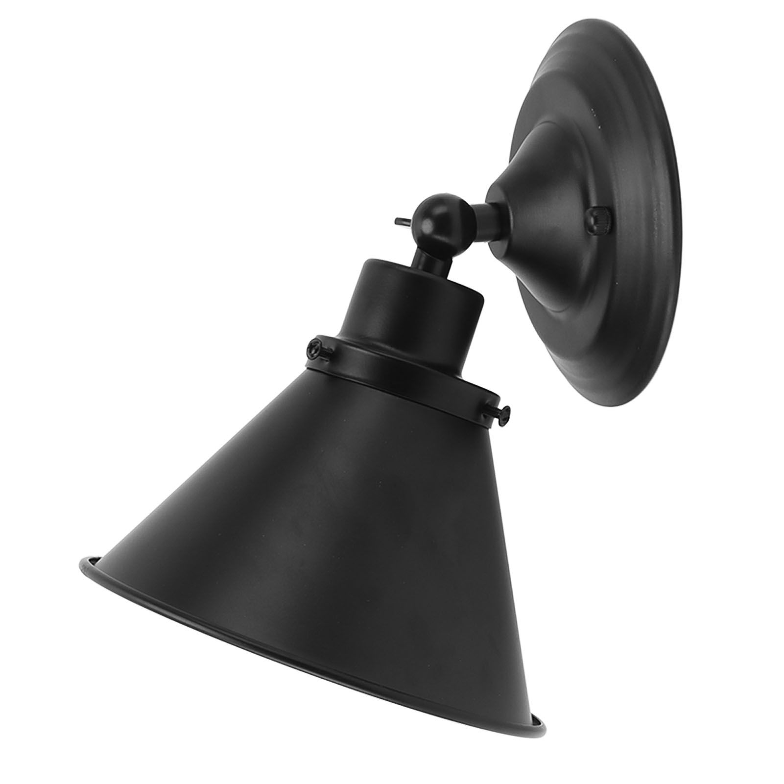 Adjustable Wall Lamp Holder Adjustable Black 85‑265V 60W Wall Light Fixture Holder for E27 E26 Light Bulbs - Image 5