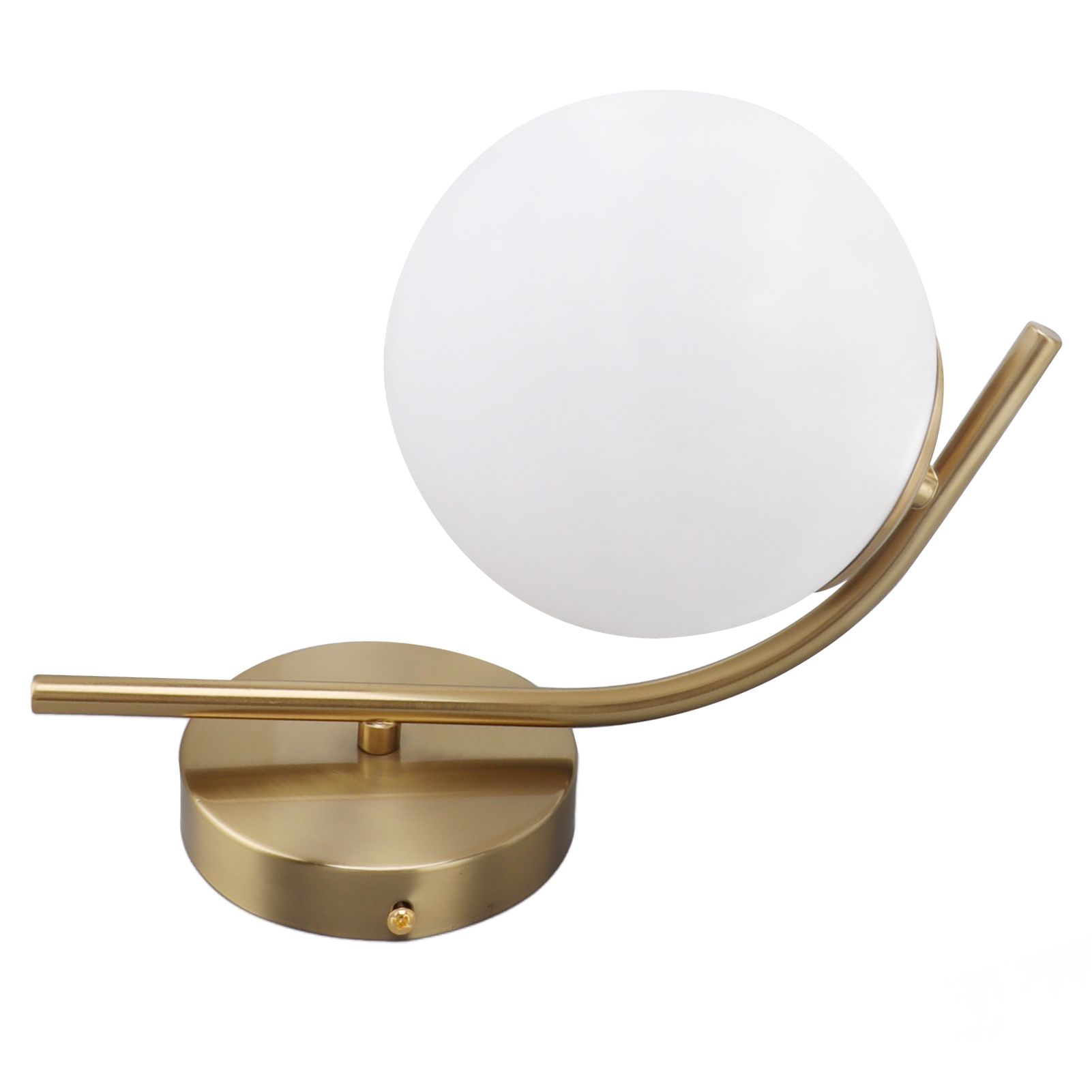 Glass Wall Sconce Indoor Wall Sconce Golden E27 E26 Wall Lamp Holder 85‑265V for Bedroom - Image 4