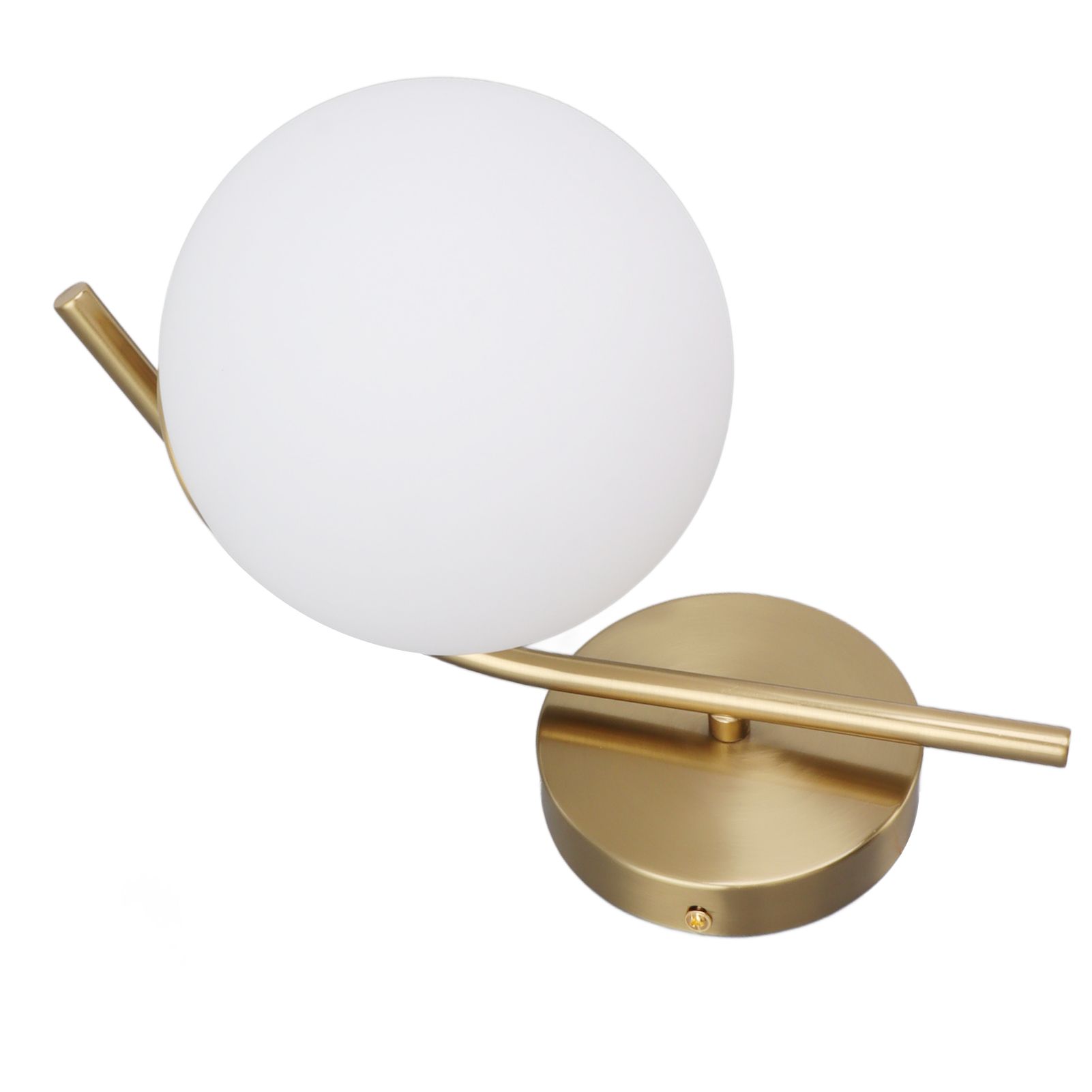 Glass Wall Sconce Indoor Wall Sconce Golden E27 E26 Wall Lamp Holder 85‑265V for Bedroom - Image 6