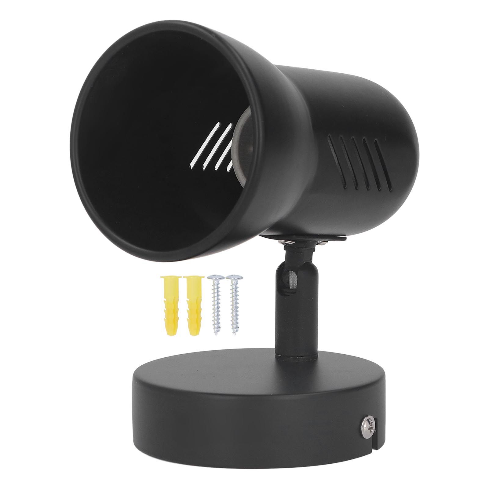 Wall Light Bulb Holder E26 Rotatable Matte Black Easy Installation Wall Mounted Bulb Socket for Bedroom Office 85‑265V - Image 1
