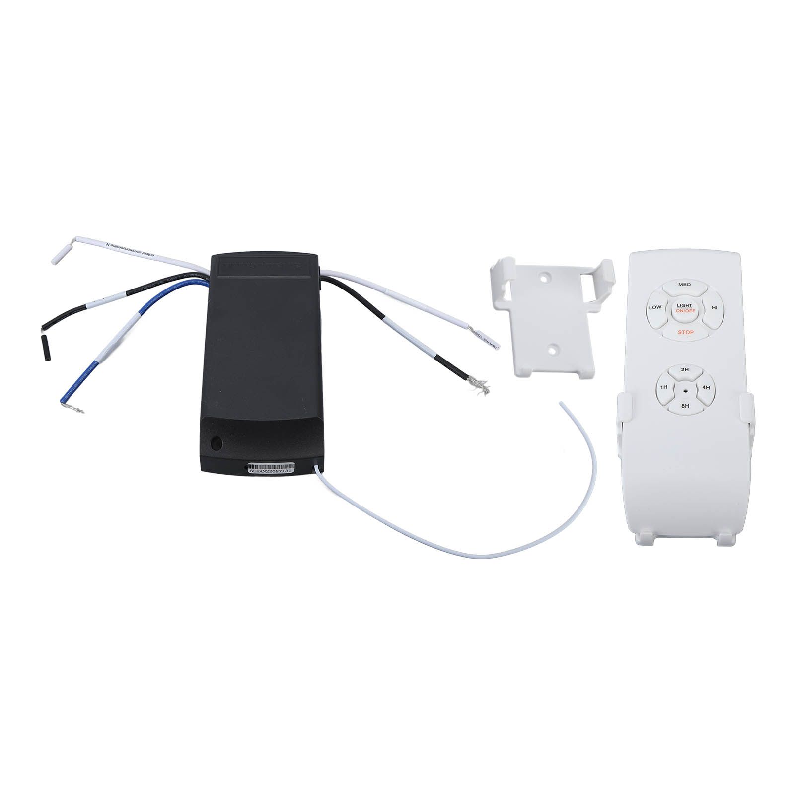 Universal Ceiling Fan Remote Control Kit Wireless Ceiling Fan Light Remote Control Kit English Version 85‑240V - Image 1