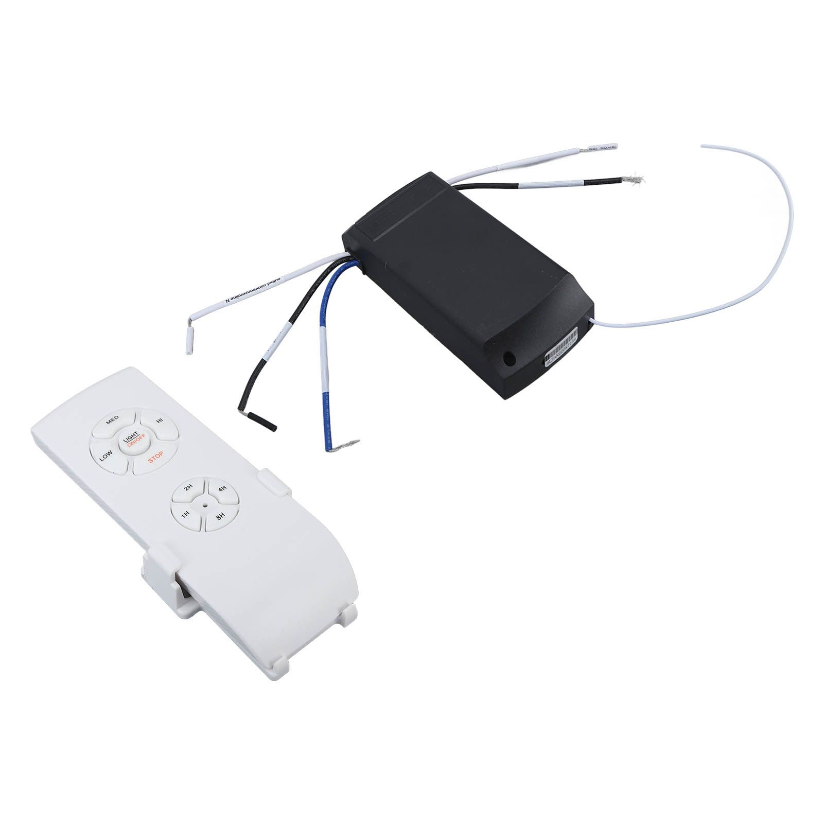 Universal Ceiling Fan Remote Control Kit Wireless Ceiling Fan Light Remote Control Kit English Version 85‑240V - Image 3