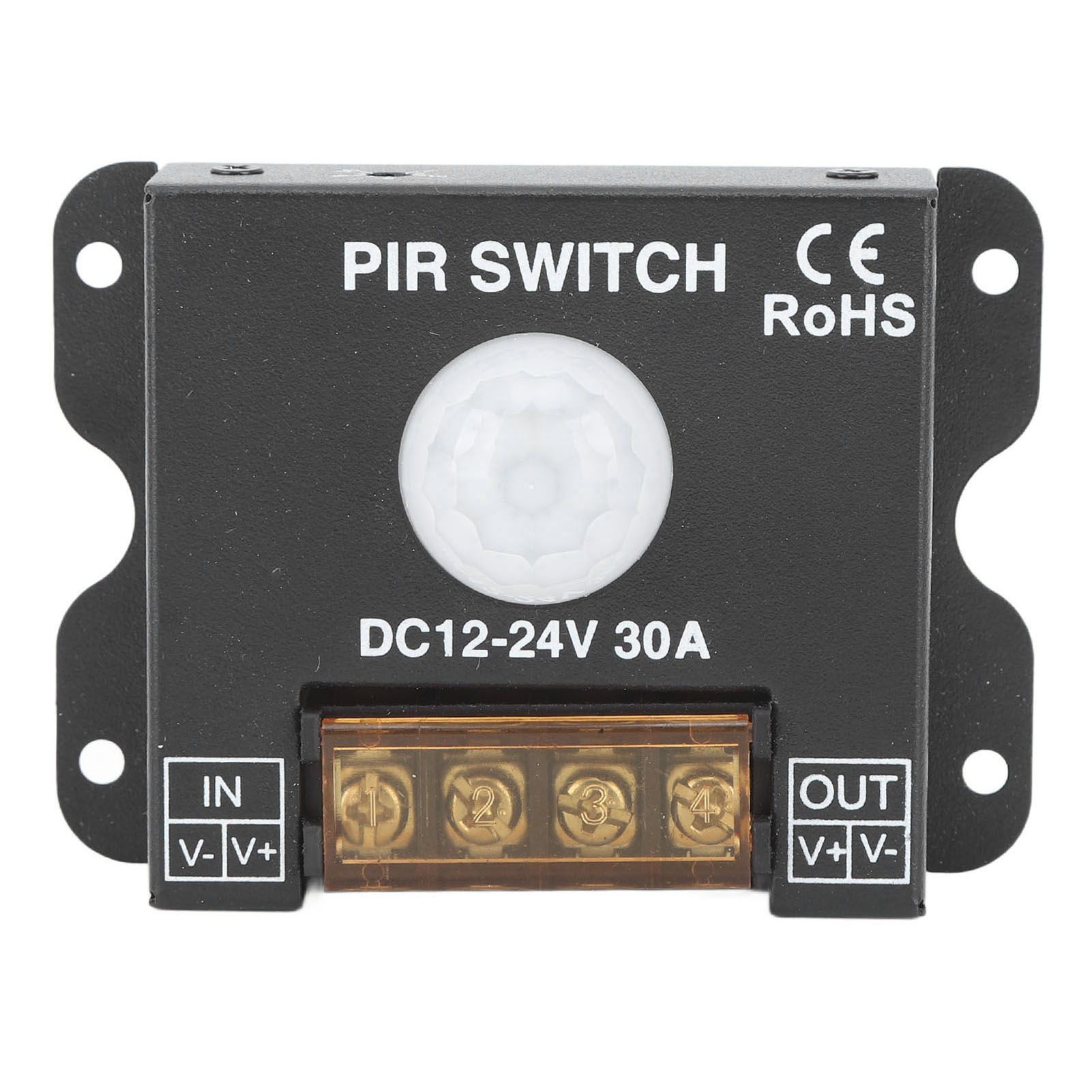 PIR Switch Motion Sensor LED Human Infrared Sensing Controller for Light Strip Outdoor DC12‑24V 30A - Image 1