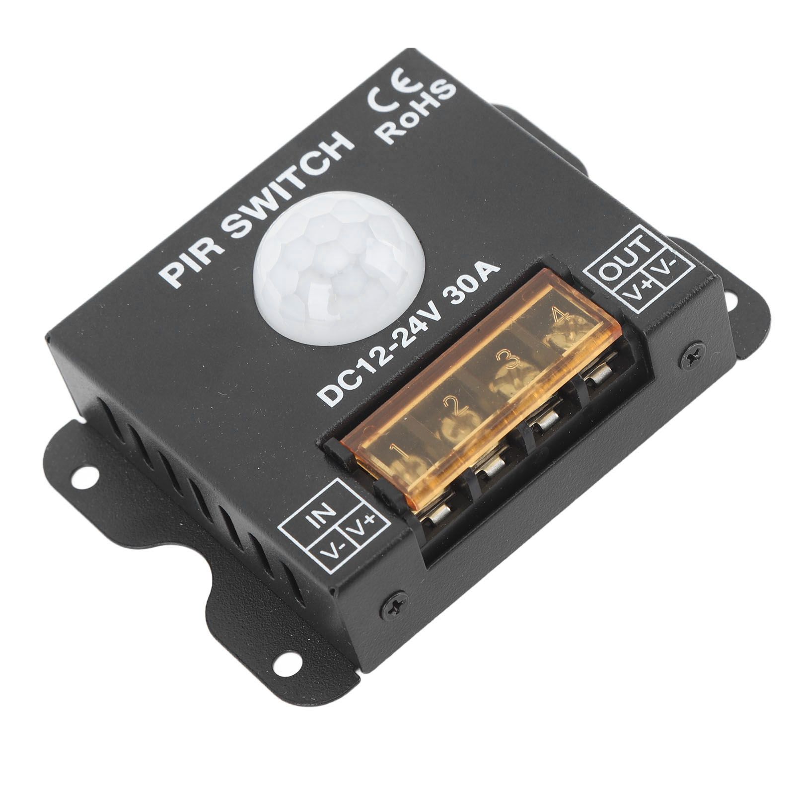 PIR Switch Motion Sensor LED Human Infrared Sensing Controller for Light Strip Outdoor DC12‑24V 30A - Image 4