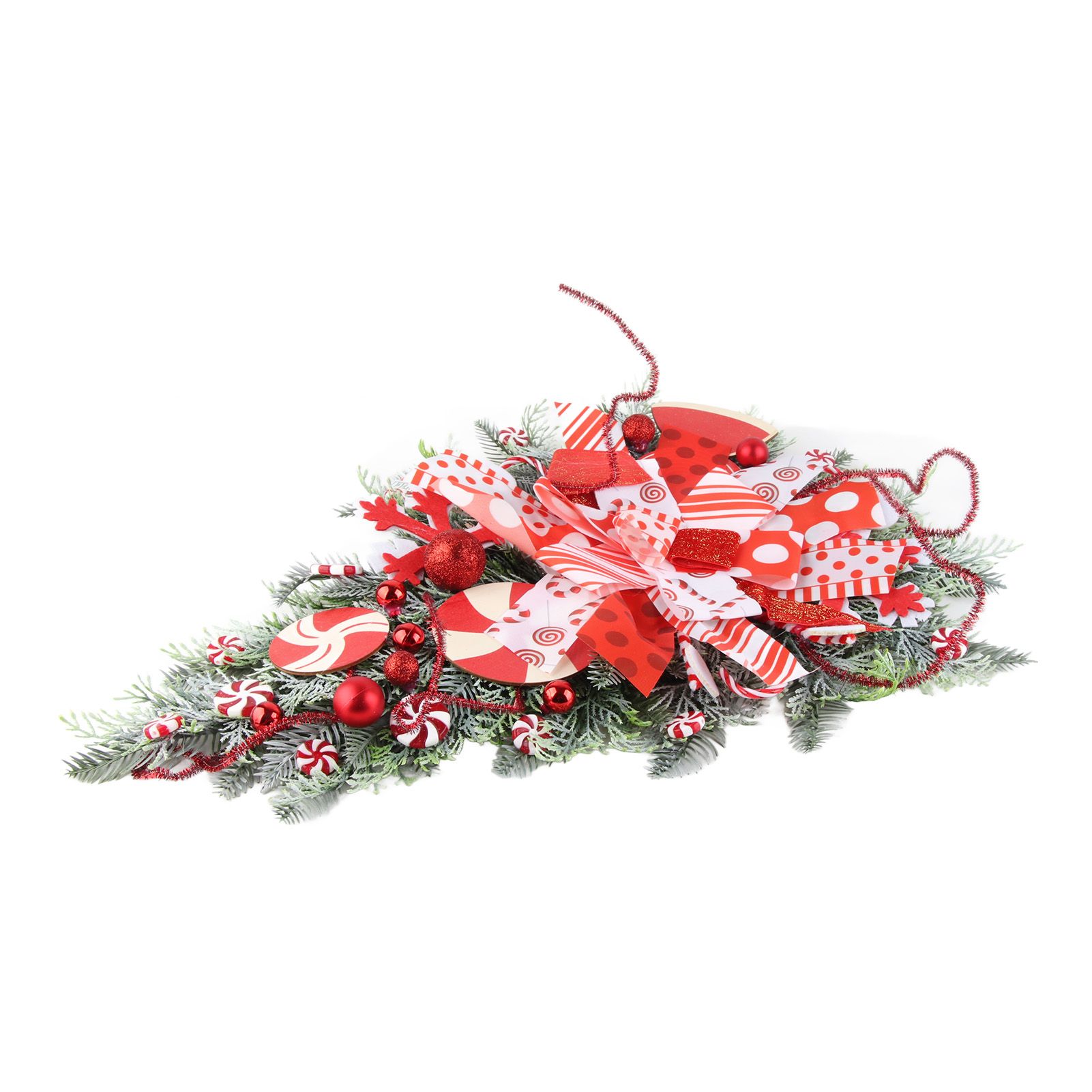 Christmas Garland Hanging Simulation Wreath for Living Room Bedroom Office Wedding Birthday - Image 3