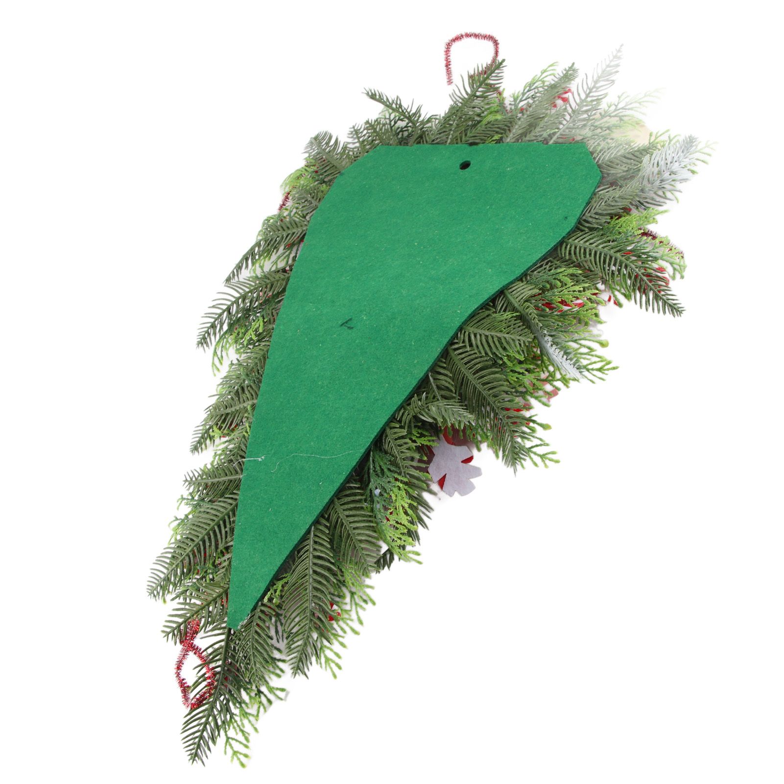 Christmas Garland Hanging Simulation Wreath for Living Room Bedroom Office Wedding Birthday - Image 6