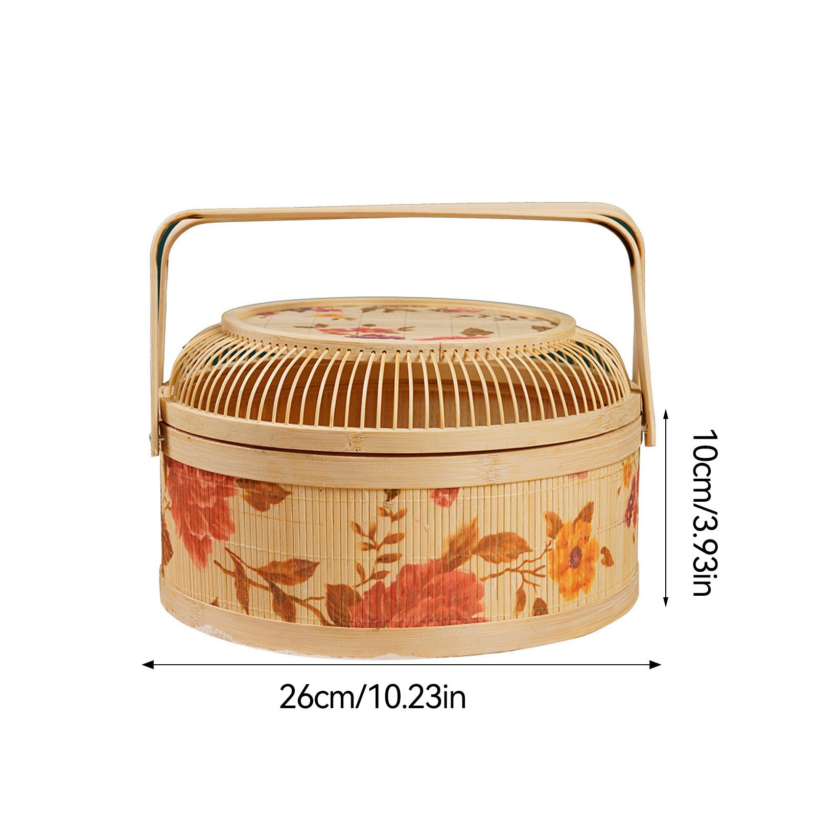 Rattan Small Bamboo Basket Hand Woven Children's Bamboo Woven Straw Bag - Image 6