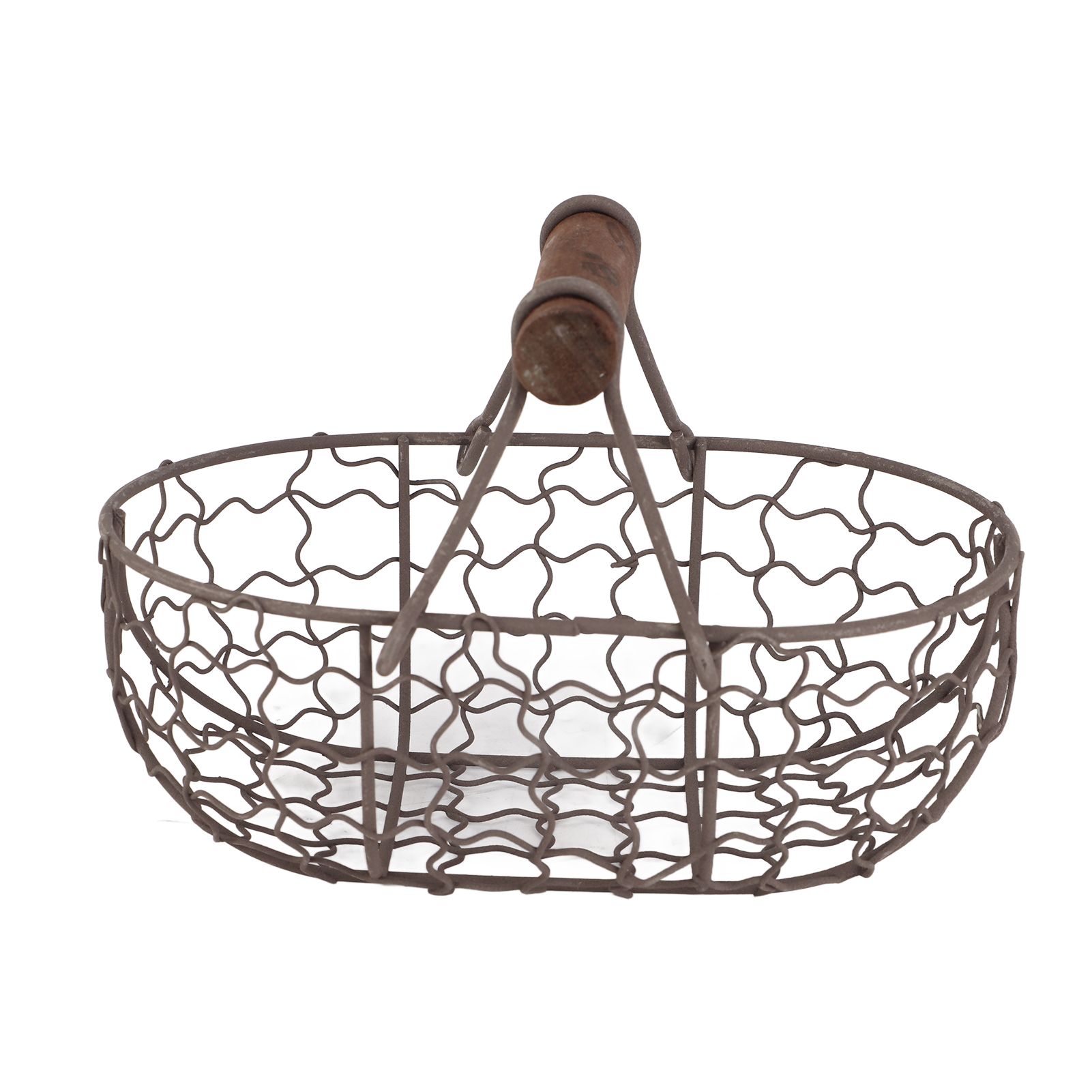 2pcs Flower Girl Basket Wedding Flower Baskets Metal Baskets Home Decor - Image 1