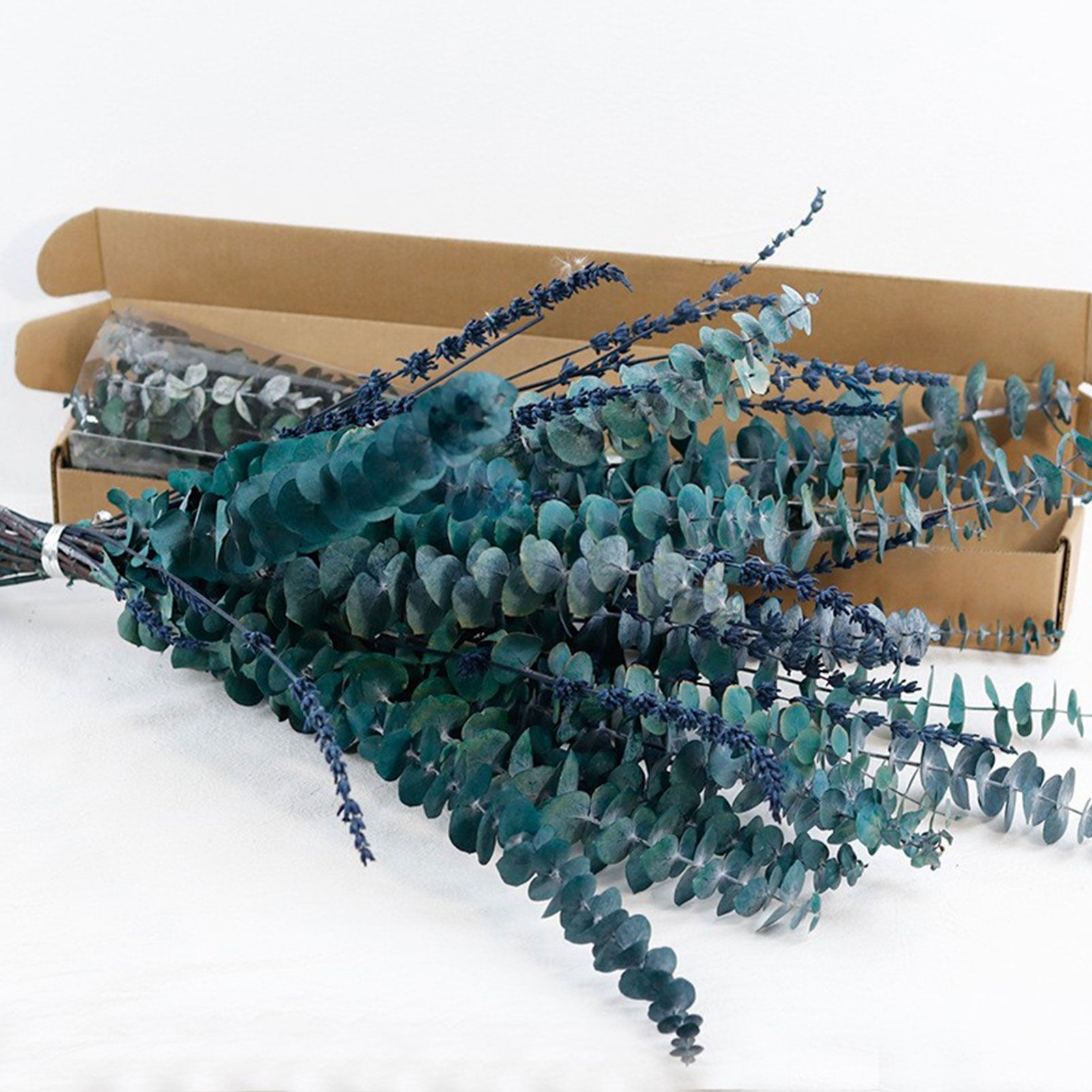 Natural Forever Eucalyptus Leaf Dried Real Eucalyptus Leaf Stems Bathroom Home Decor - Image 2