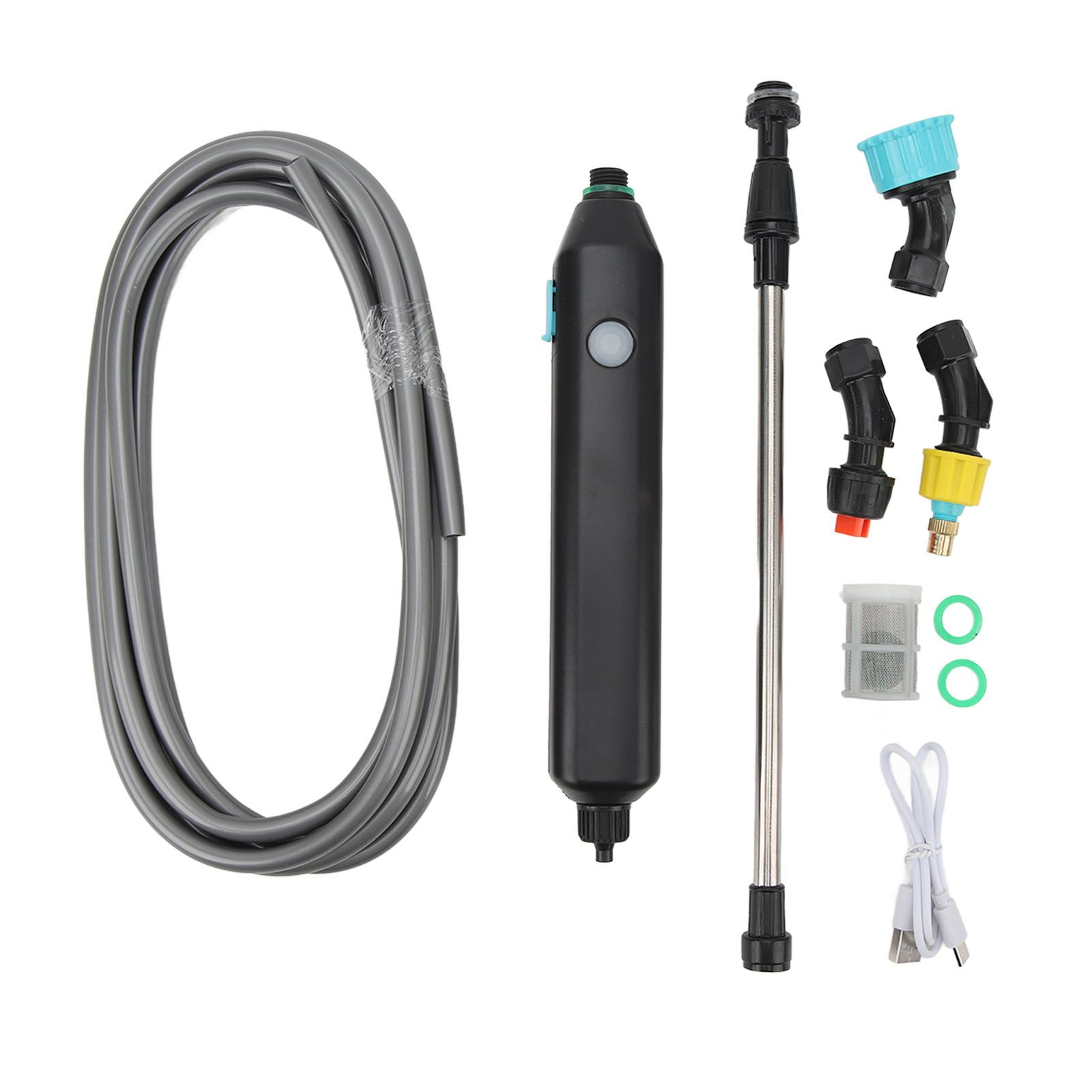 Agricultural Electric Sprayer Gardening Spray Wand Dual Use Sprayer with 9.8ft Water Hose for Watering Flowers Lawn Weeds Plants - Image 1