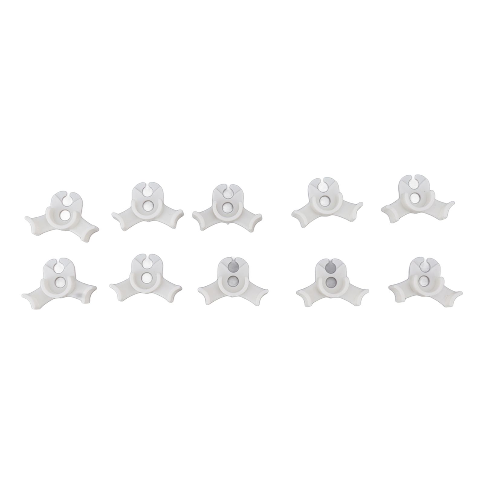 20Pcs Plant Bender Plastic Low Stress 90 Degree Angle Adjustable Plant Training Clips for Green House Garden White - Image 1