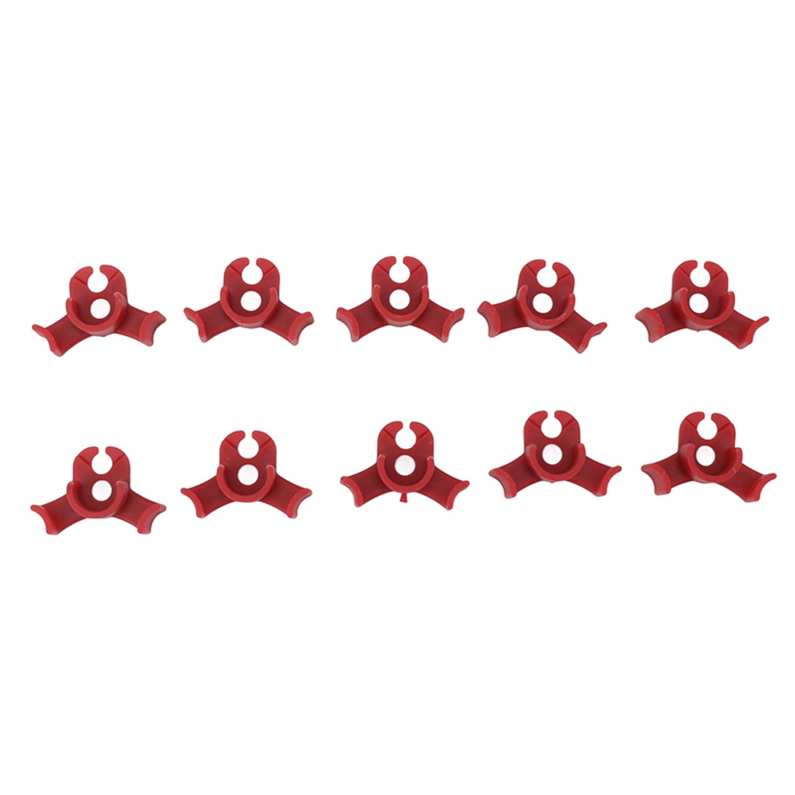 20Pcs Plant Bender Plastic Low Stress 90 Degree Angle Adjustable Plant Training Clips for Green House Garden Red - Image 1
