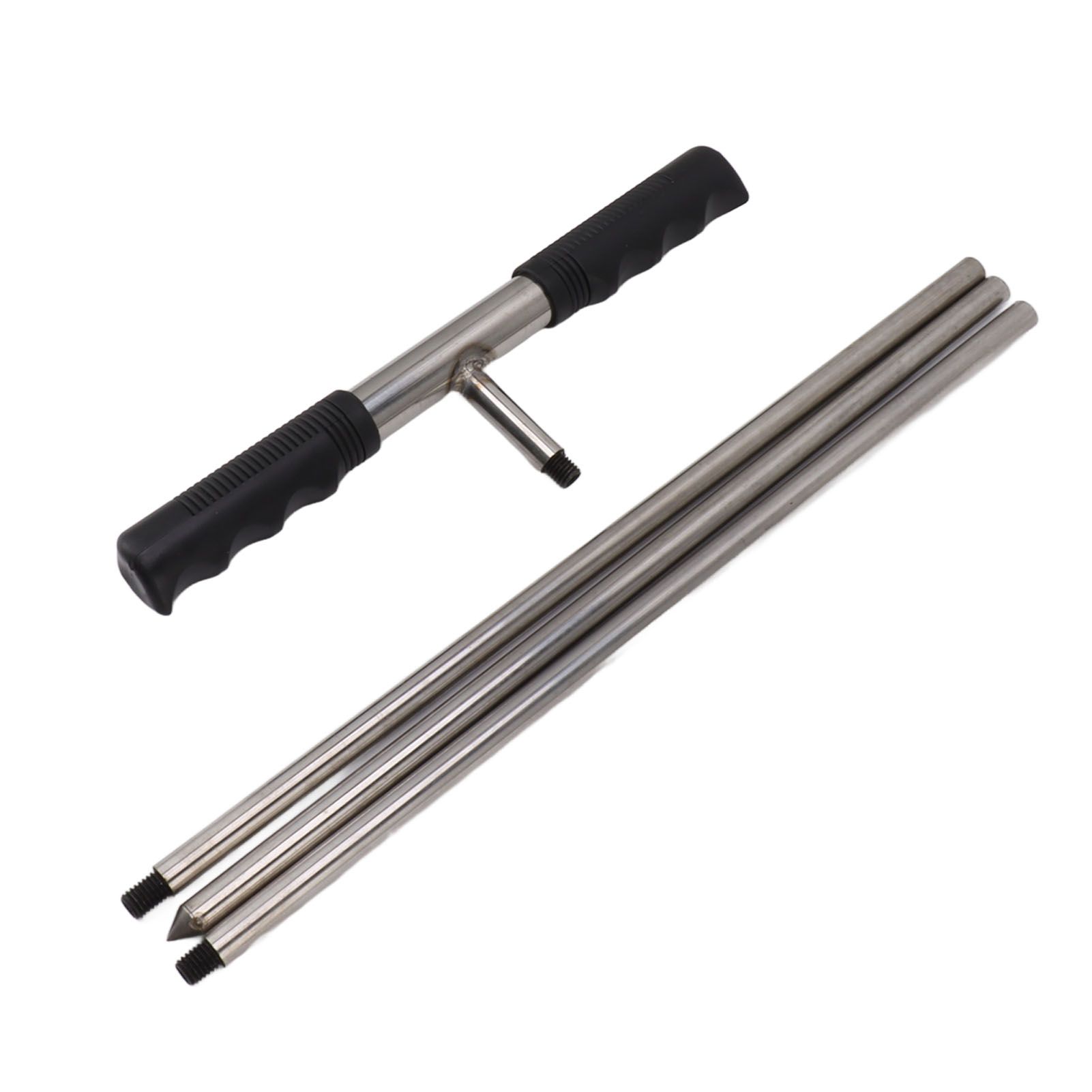 Soil Sample Probes with T Handle Adjustable Sharp Tip Stainless Steel Soil Sampler Tool for Plant Care Farm - Image 1