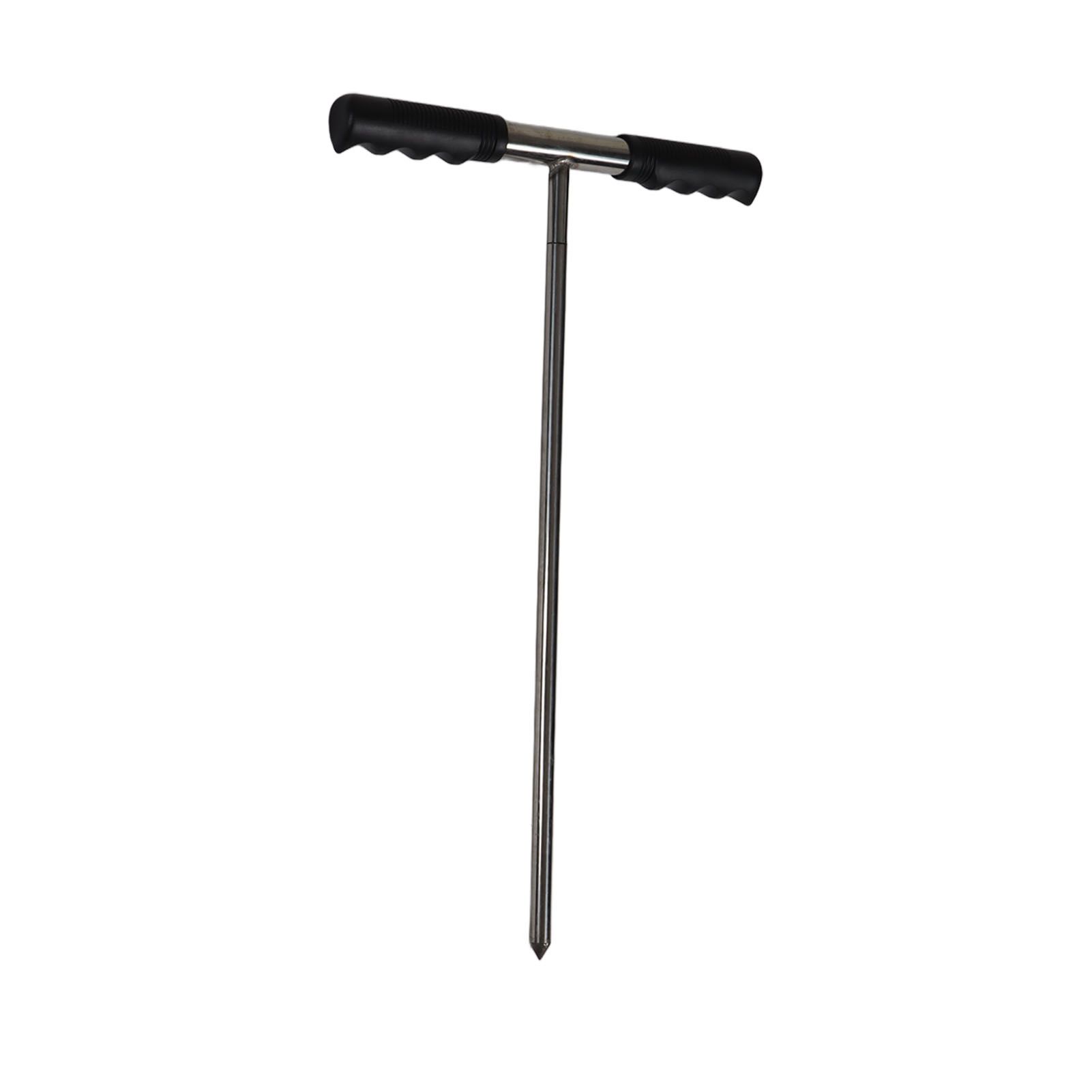 Soil Sample Probes with T Handle Adjustable Sharp Tip Stainless Steel Soil Sampler Tool for Plant Care Farm - Image 2