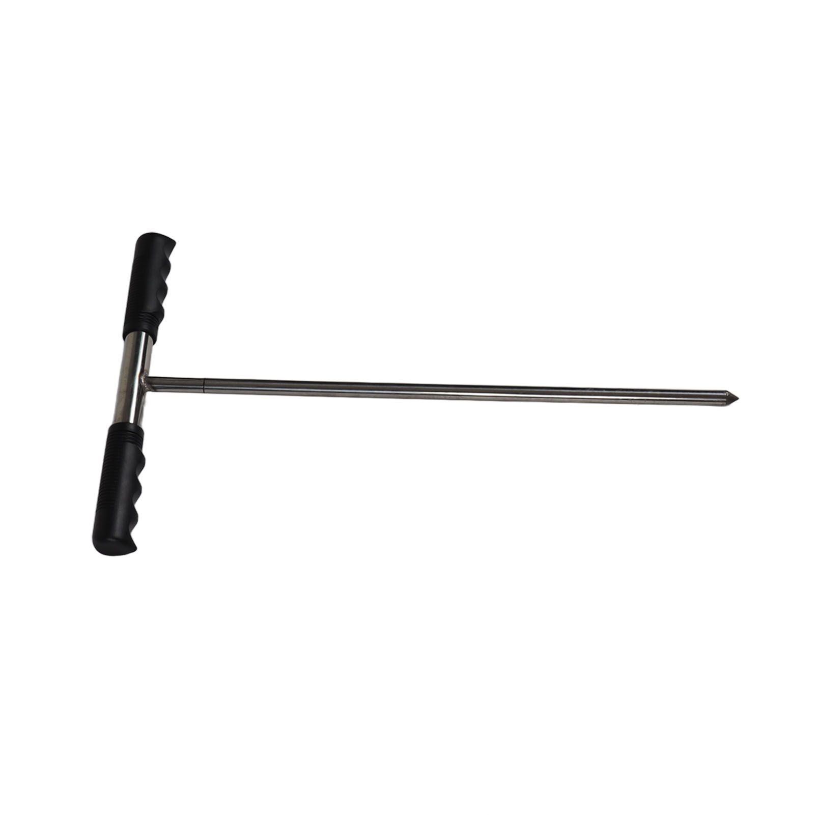 Soil Sample Probes with T Handle Adjustable Sharp Tip Stainless Steel Soil Sampler Tool for Plant Care Farm - Image 3