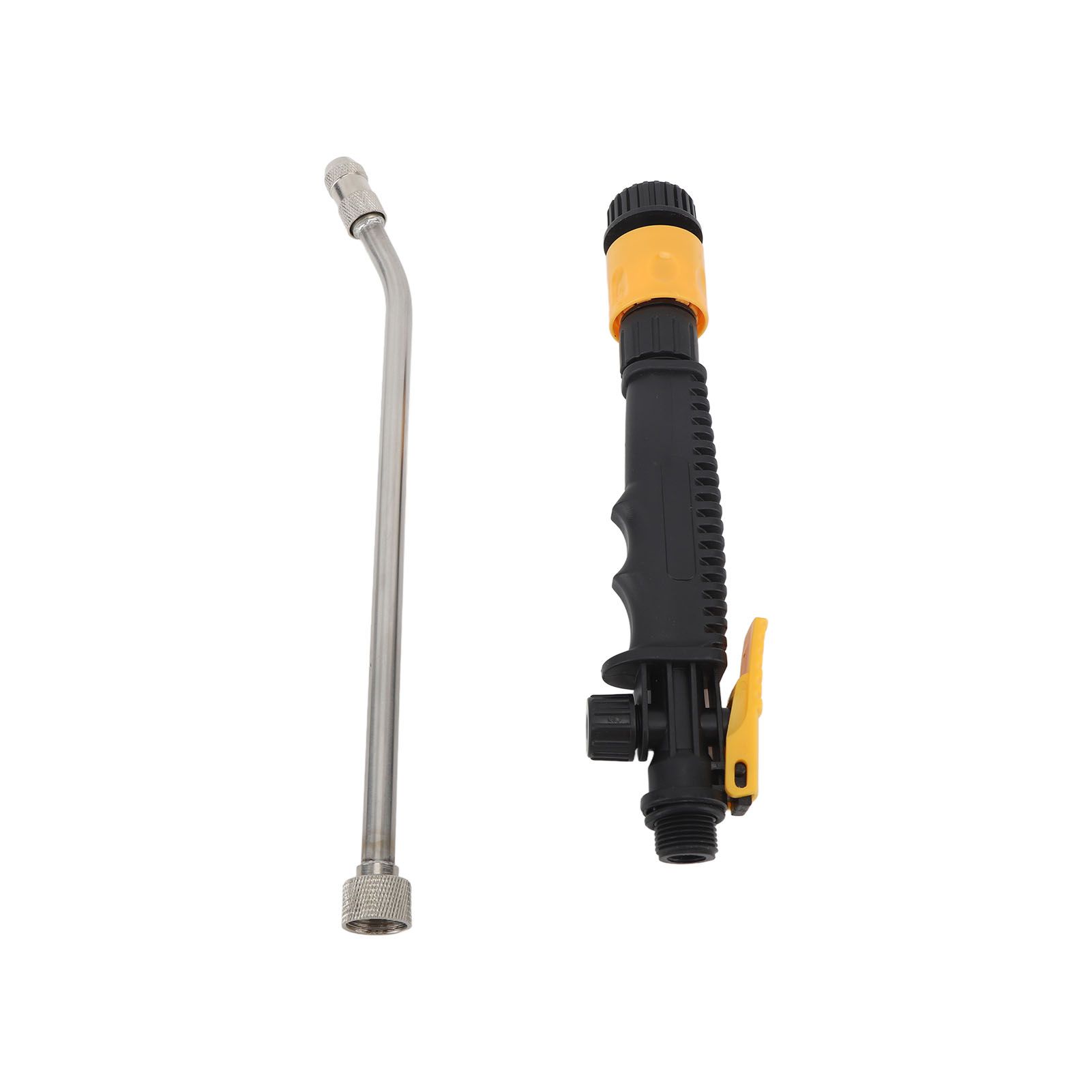 Mist Watering Wand G3/4 Internal Thread Stainless Steel Plastic Non Slip Press Type Spray Wand for Lawn and Garden - Image 1