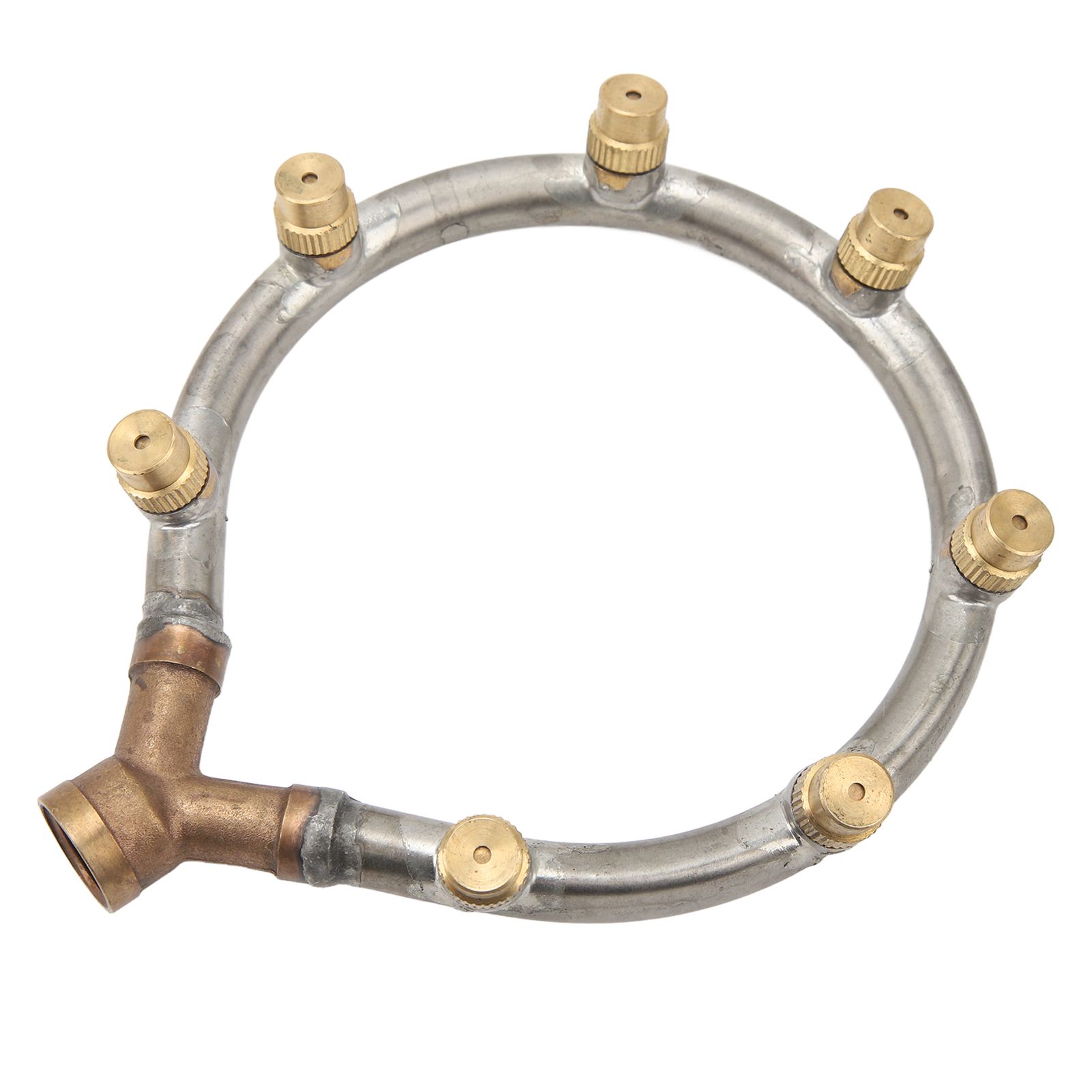 Multifunctional Annular Nozzle G3/8 Female Thread Multi Head Ring Shaped Atomizing Nozzle for Garden Agricultural Irrigation 7 Head - Image 2