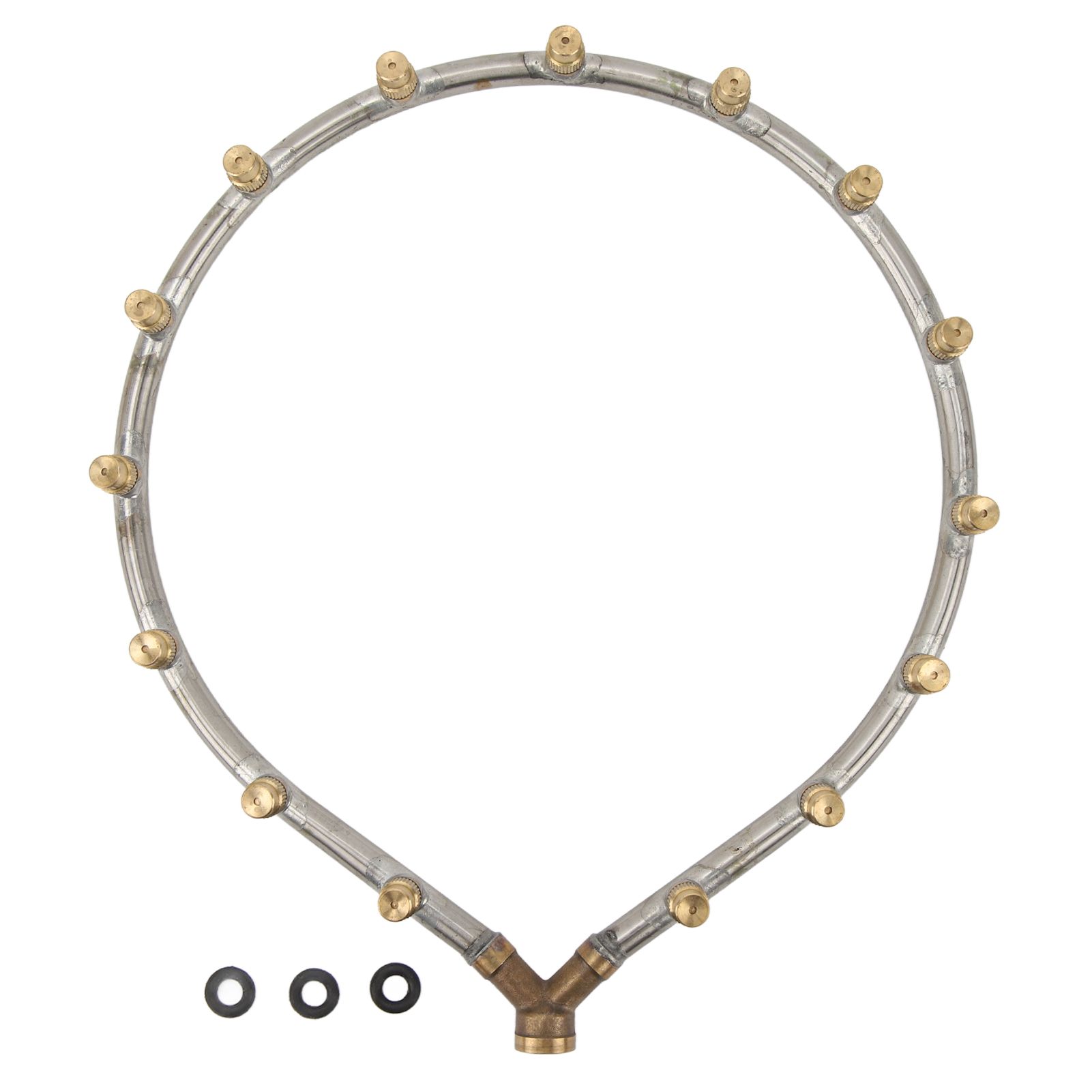 Multifunctional Annular Nozzle G3/8 Female Thread Multi Head Ring Shaped Atomizing Nozzle for Garden Agricultural Irrigation 15 Head - Image 1