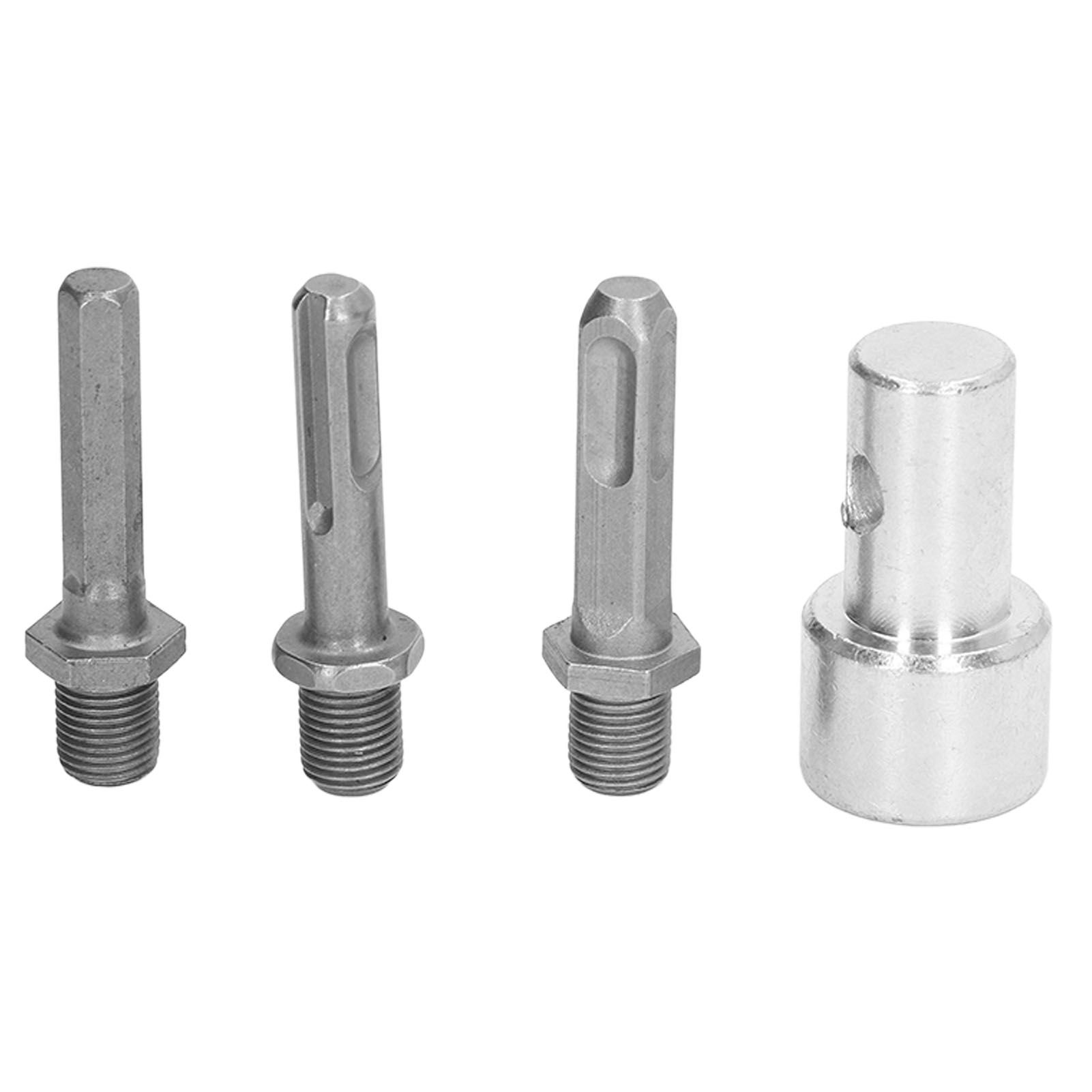 Auger Adapter 1 to 3 Drill Adapter Carbon Steel Round Chuck 2 Pits 2 Slots Garden Auger Drill Connector Garden Tools - Image 6