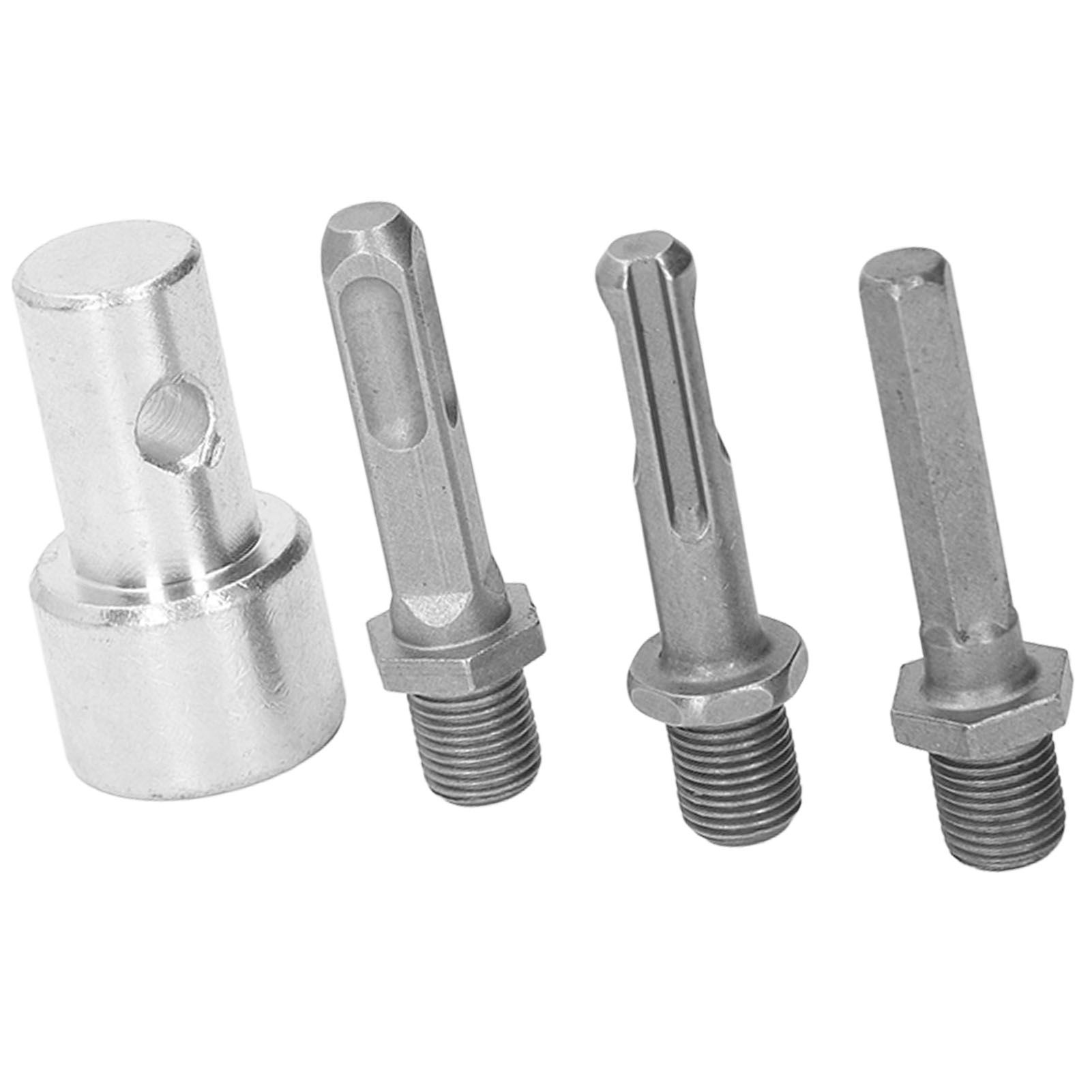 Auger Adapter 1 to 3 Drill Adapter Carbon Steel Round Chuck 2 Pits 2 Slots Garden Auger Drill Connector Garden Tools - Image 7