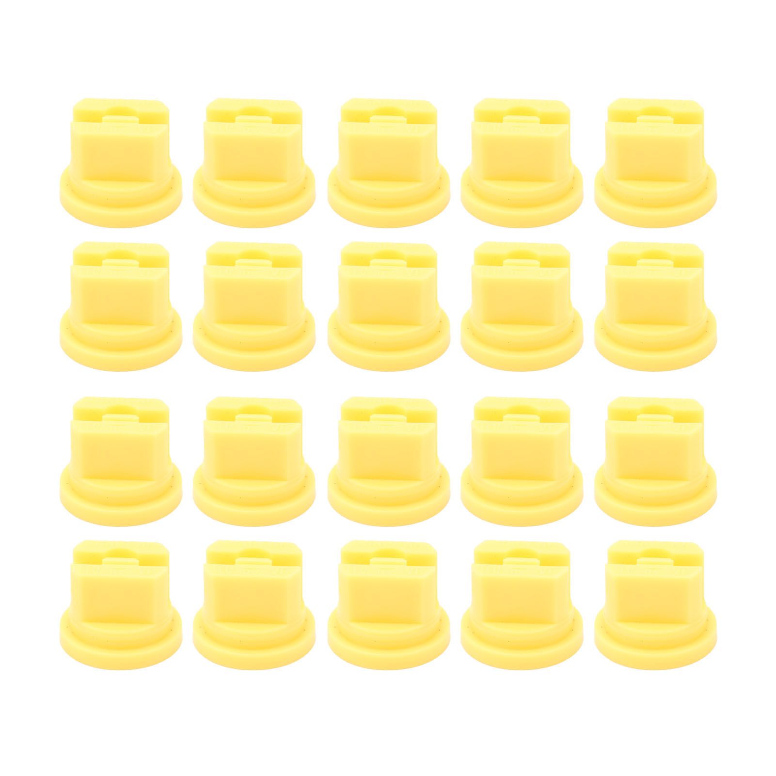 20 Pcs Flat Fan Spray Tip Uniform Spray Distribution 110 Degree Agricultural Sprayer Atomizing Nozzle 0.1‑2mm Bore Diameter - Image 1