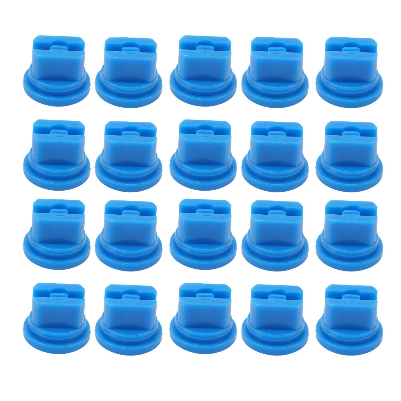 20 Pcs Flat Fan Spray Tip Uniform Spray Distribution 110 Degree Agricultural Sprayer Atomizing Nozzle 0.1‑1.0mm Bore Diameter - Image 1