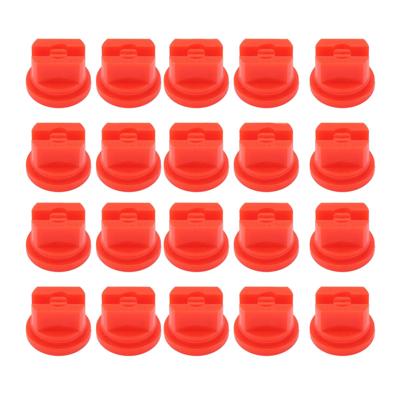 20 Pcs Flat Fan Spray Tip Uniform Spray Distribution 110 Degree Agricultural Sprayer Atomizing Nozzle 30.58mm Bore Diameter - Image 1
