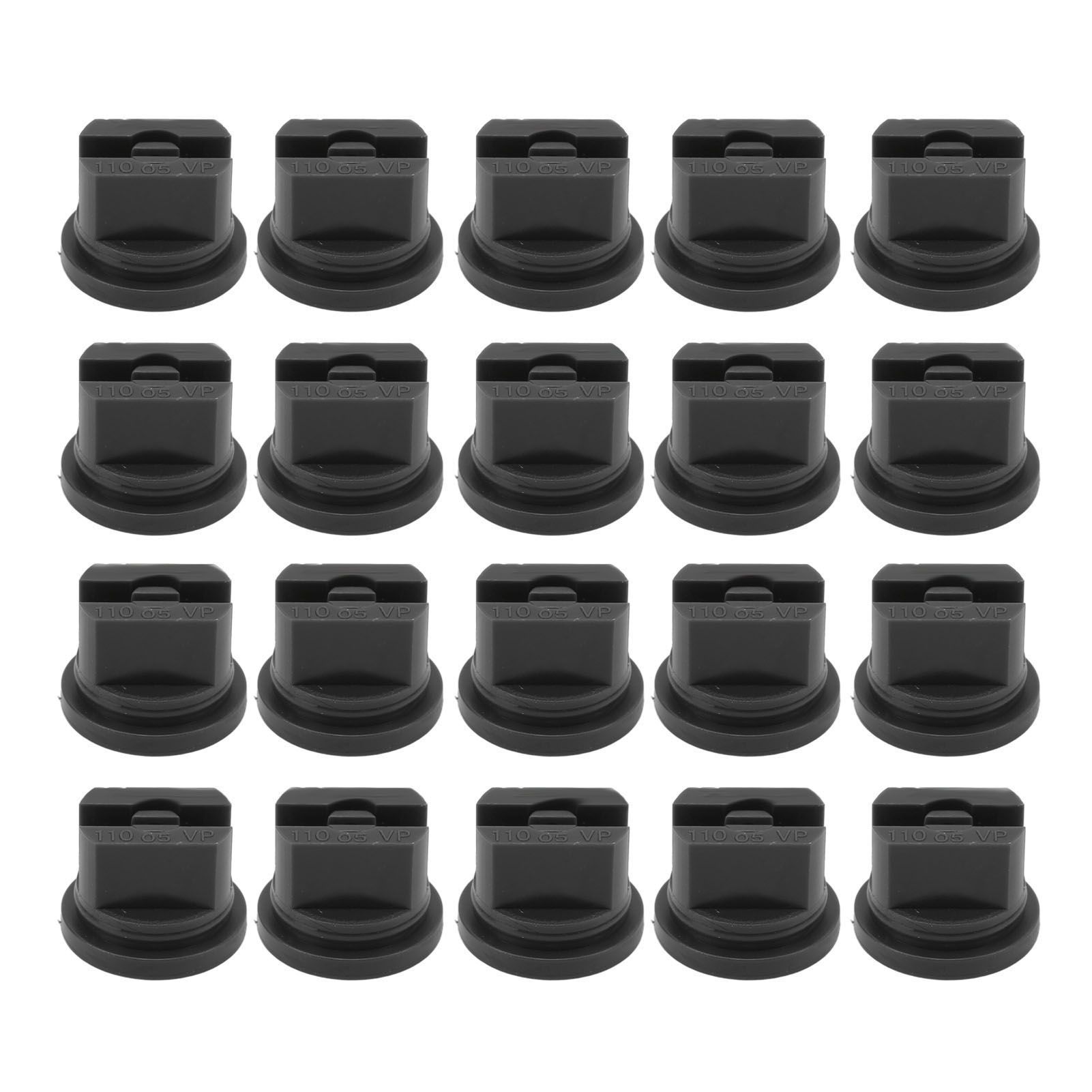 20 Pcs Flat Fan Spray Tip Uniform Spray Distribution 110 Degree Agricultural Sprayer Atomizing Nozzle 30.68mm Bore Diameter - Image 1