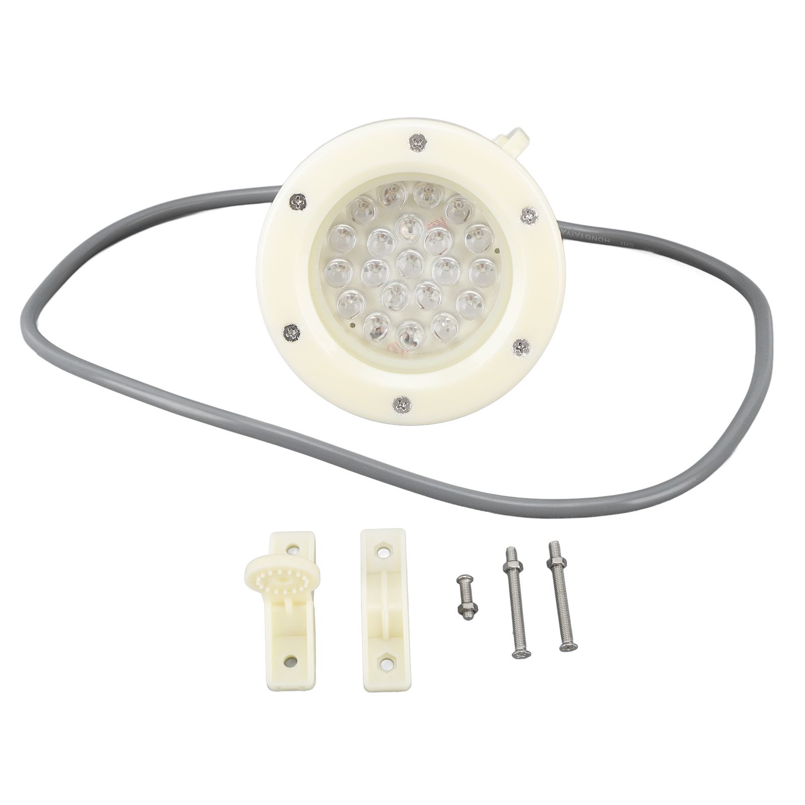 Submersible LED Light Underwater Orange Yellow Light 110mm 220V Waterproof Pool Light - Image 1