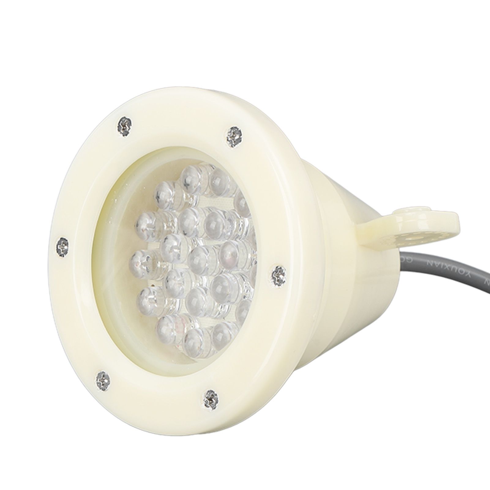 Submersible LED Light Underwater Orange Yellow Light 110mm 220V Waterproof Pool Light - Image 8