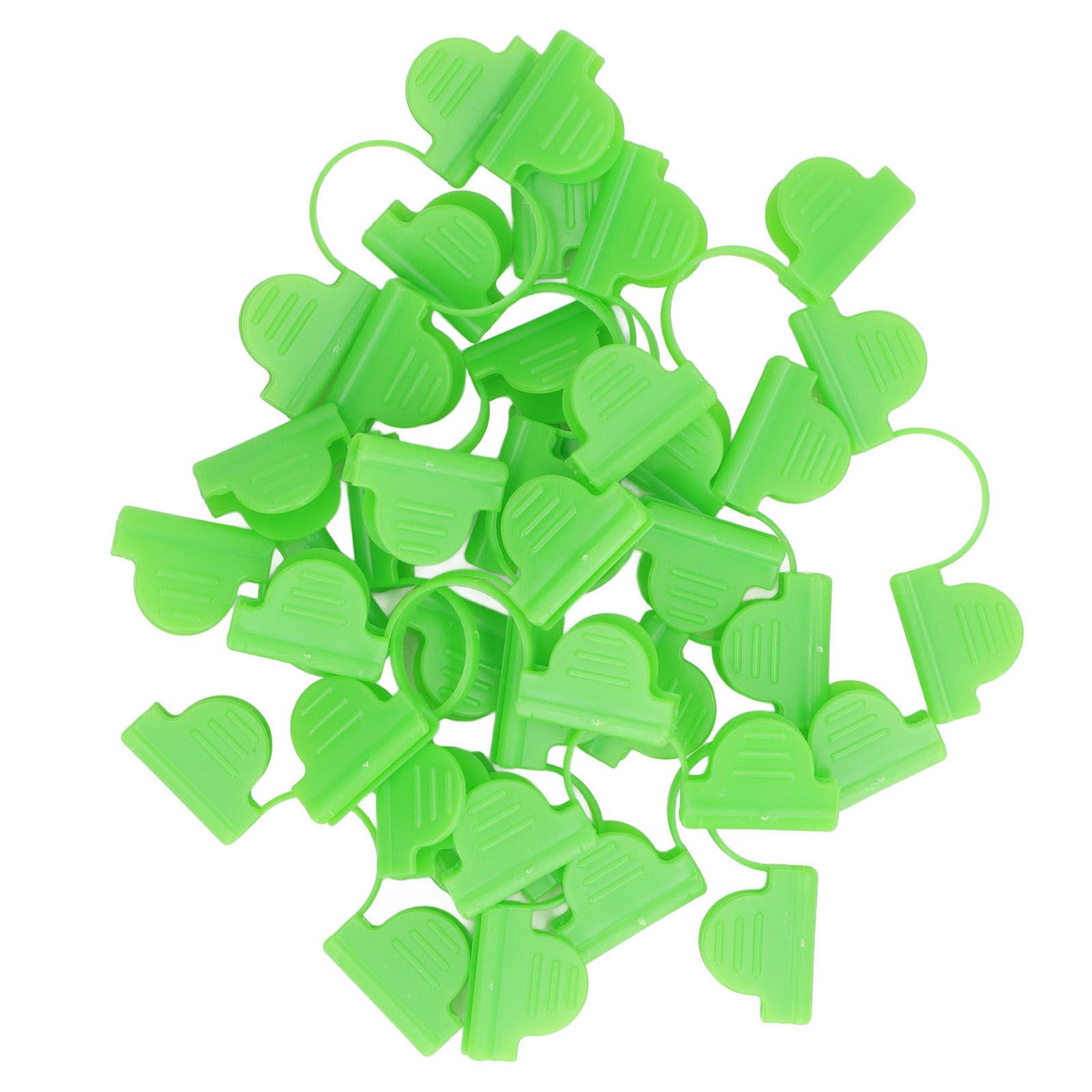 100PCS Greenhouse Clamp Plastic Double Head Shading Garden Hoop Greenhouse Clip Fiberglass Gardening Supplies 5mm Light Green - Image 2