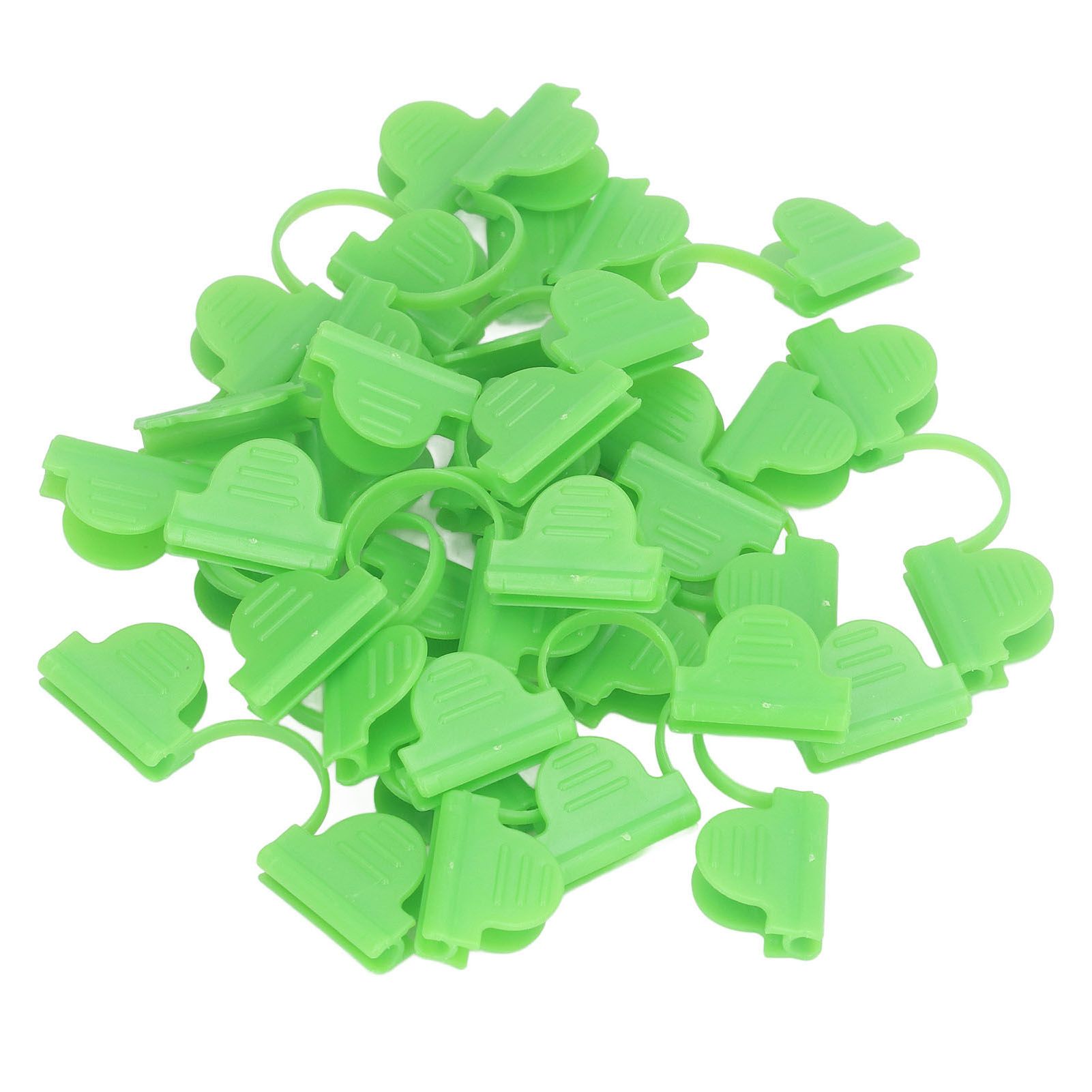 100PCS Greenhouse Clamp Plastic Double Head Shading Garden Hoop Greenhouse Clip Fiberglass Gardening Supplies 5mm Light Green - Image 8