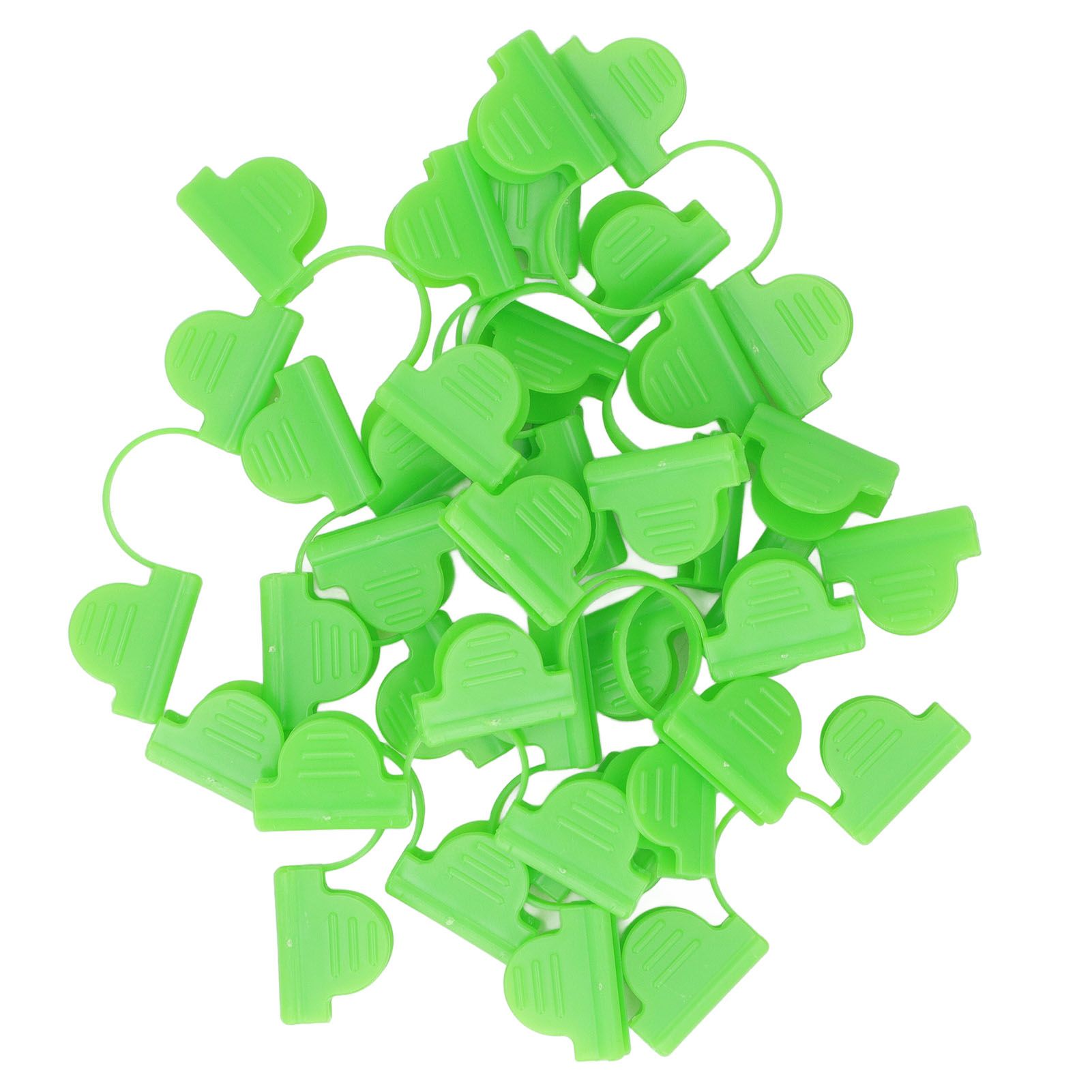100PCS Greenhouse Clamp Plastic Double Head Shading Garden Hoop Greenhouse Clip Fiberglass Gardening Supplies 6mm Light Green - Image 3