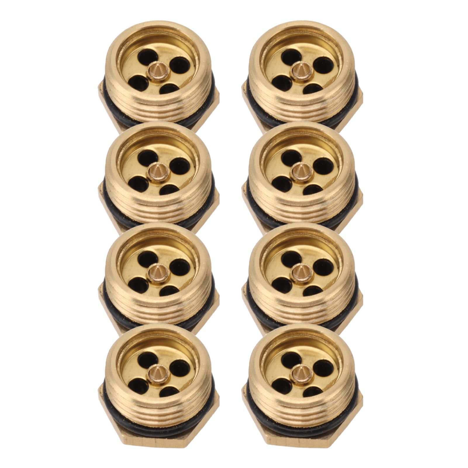 20PCS Brass Misting Nozzles 1/2 Inch Adjustable Dust Removal Cooling Atomizers Nozzles for Lawn Garden - Image 2