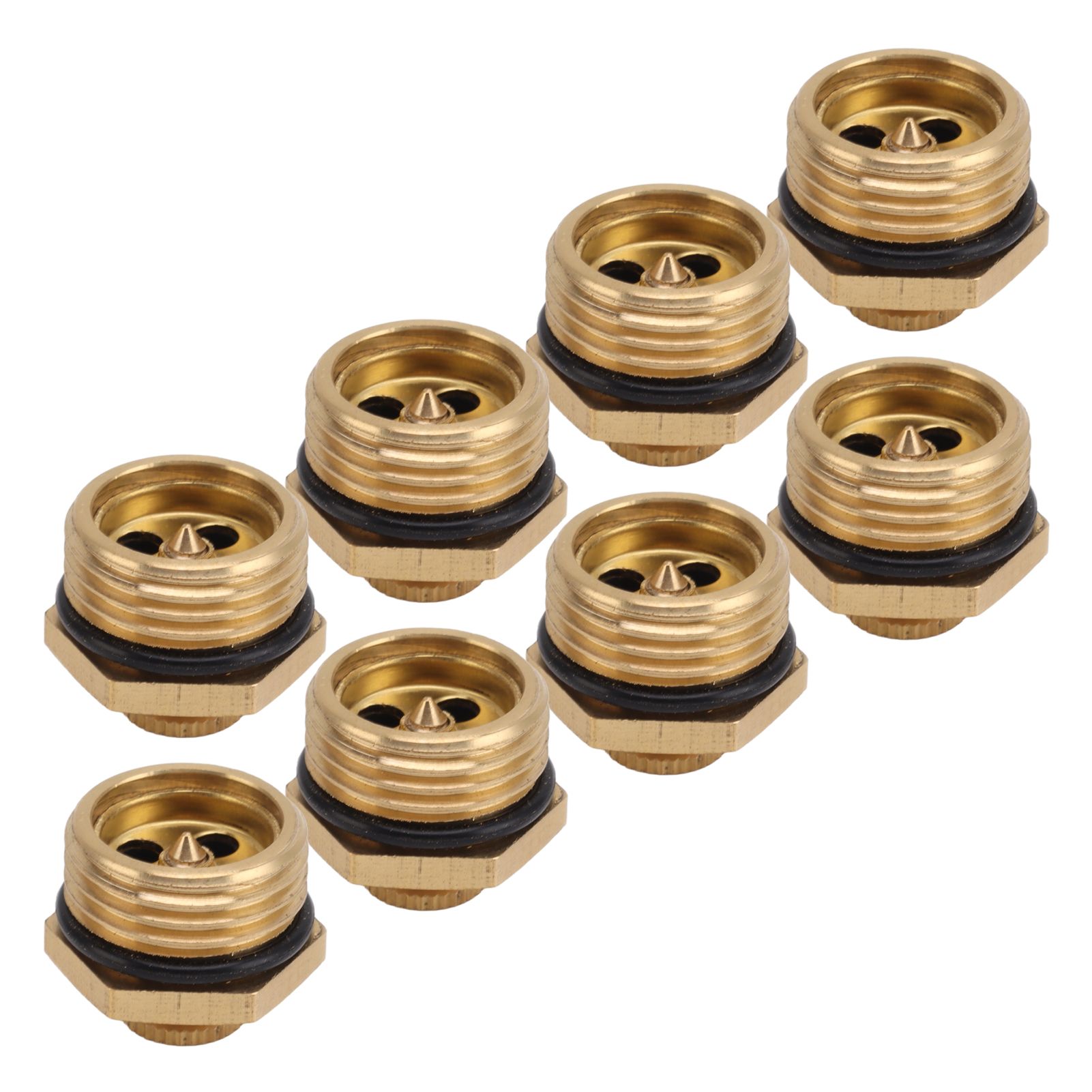 20PCS Brass Misting Nozzles 1/2 Inch Adjustable Dust Removal Cooling Atomizers Nozzles for Lawn Garden - Image 4