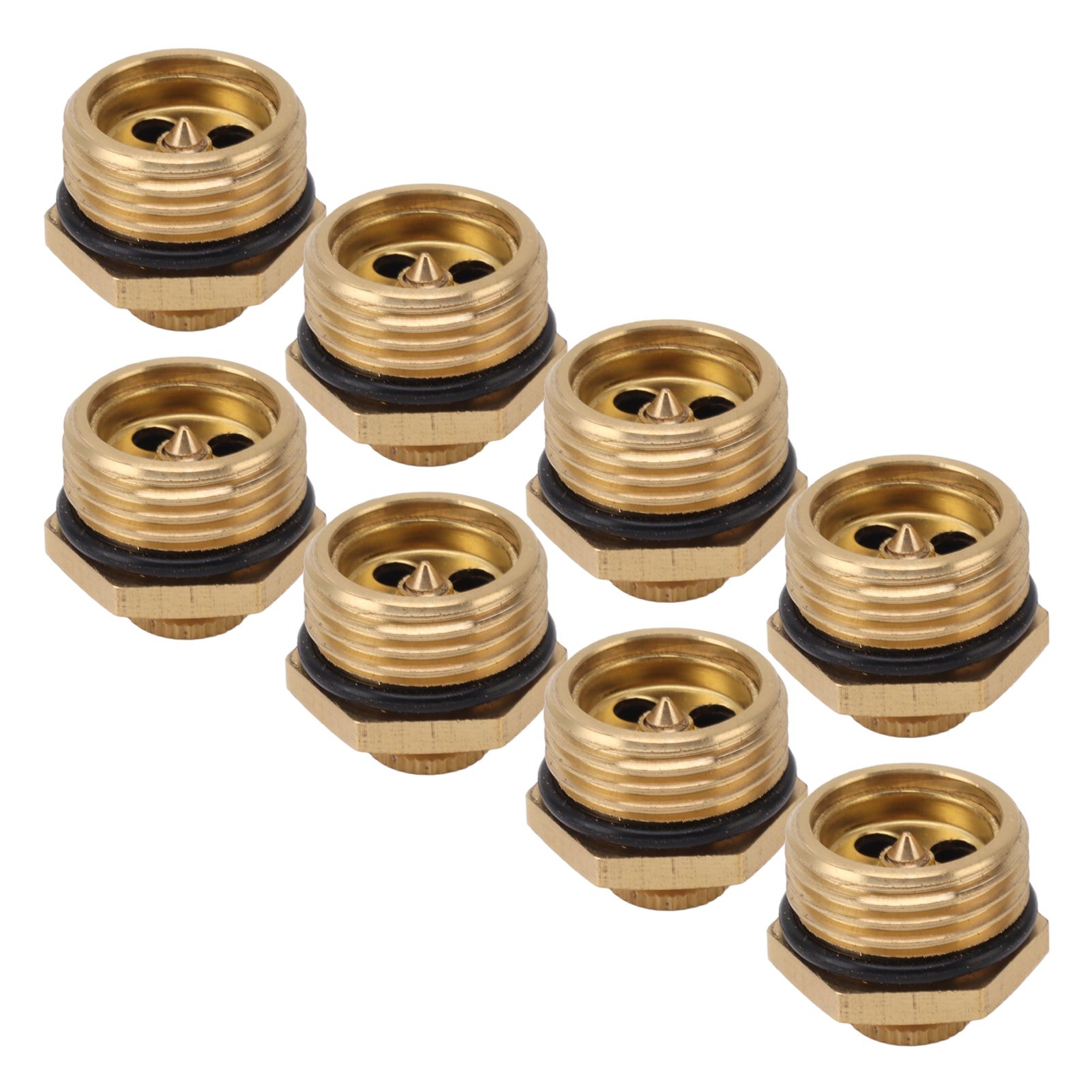20PCS Brass Misting Nozzles 1/2 Inch Adjustable Dust Removal Cooling Atomizers Nozzles for Lawn Garden - Image 5