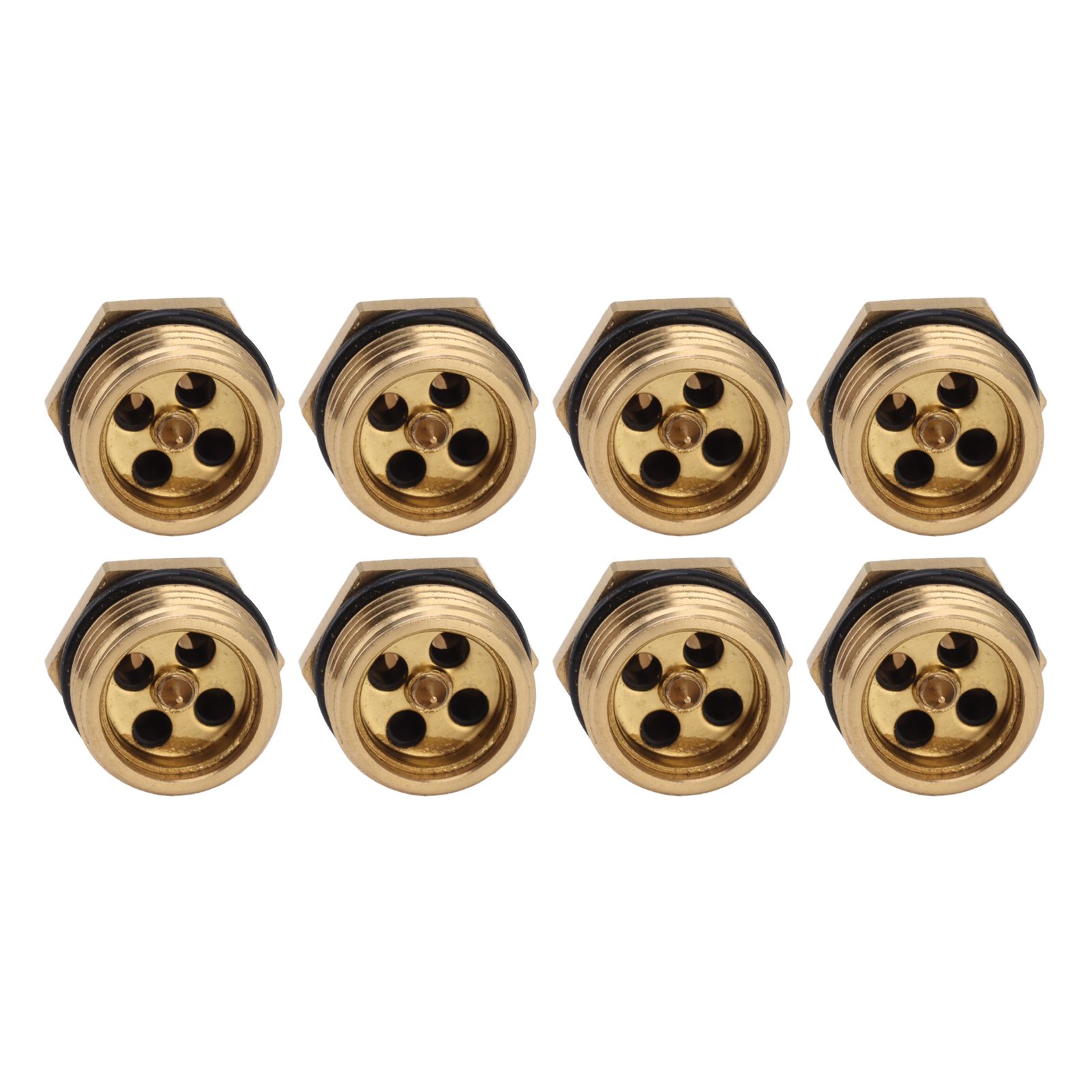 20PCS Brass Misting Nozzles 1/2 Inch Adjustable Dust Removal Cooling Atomizers Nozzles for Lawn Garden - Image 6