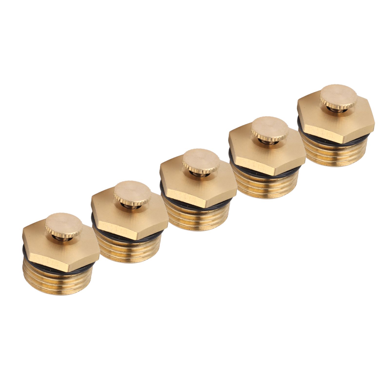 20PCS Brass Misting Nozzles 1/2 Inch Adjustable Dust Removal Cooling Atomizers Nozzles for Lawn Garden - Image 7